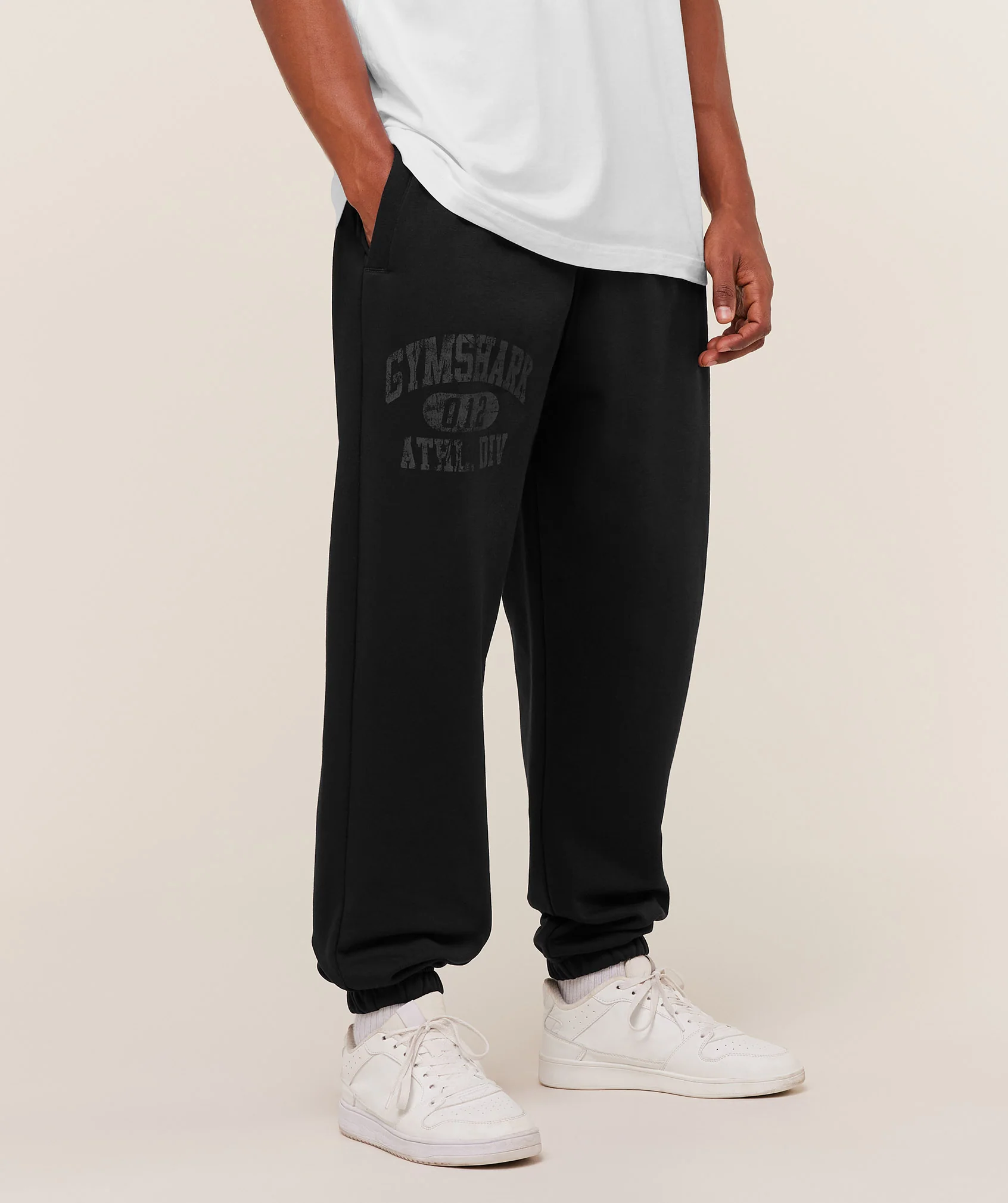 Gymshark Athletic Division Graphic Joggers - GS Black - Image 3