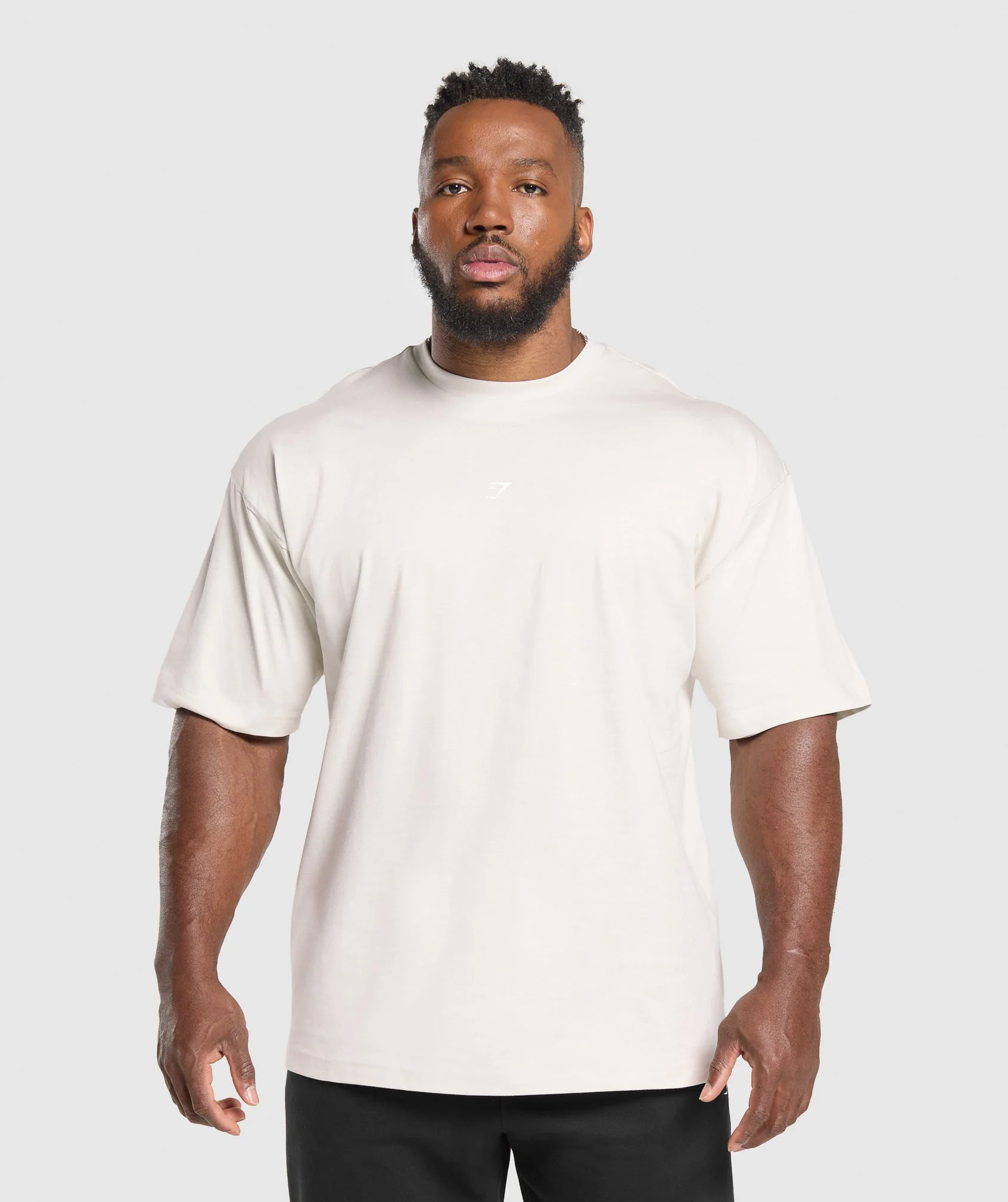 Gymshark Atlas T-Shirt - Oat White - Image 2