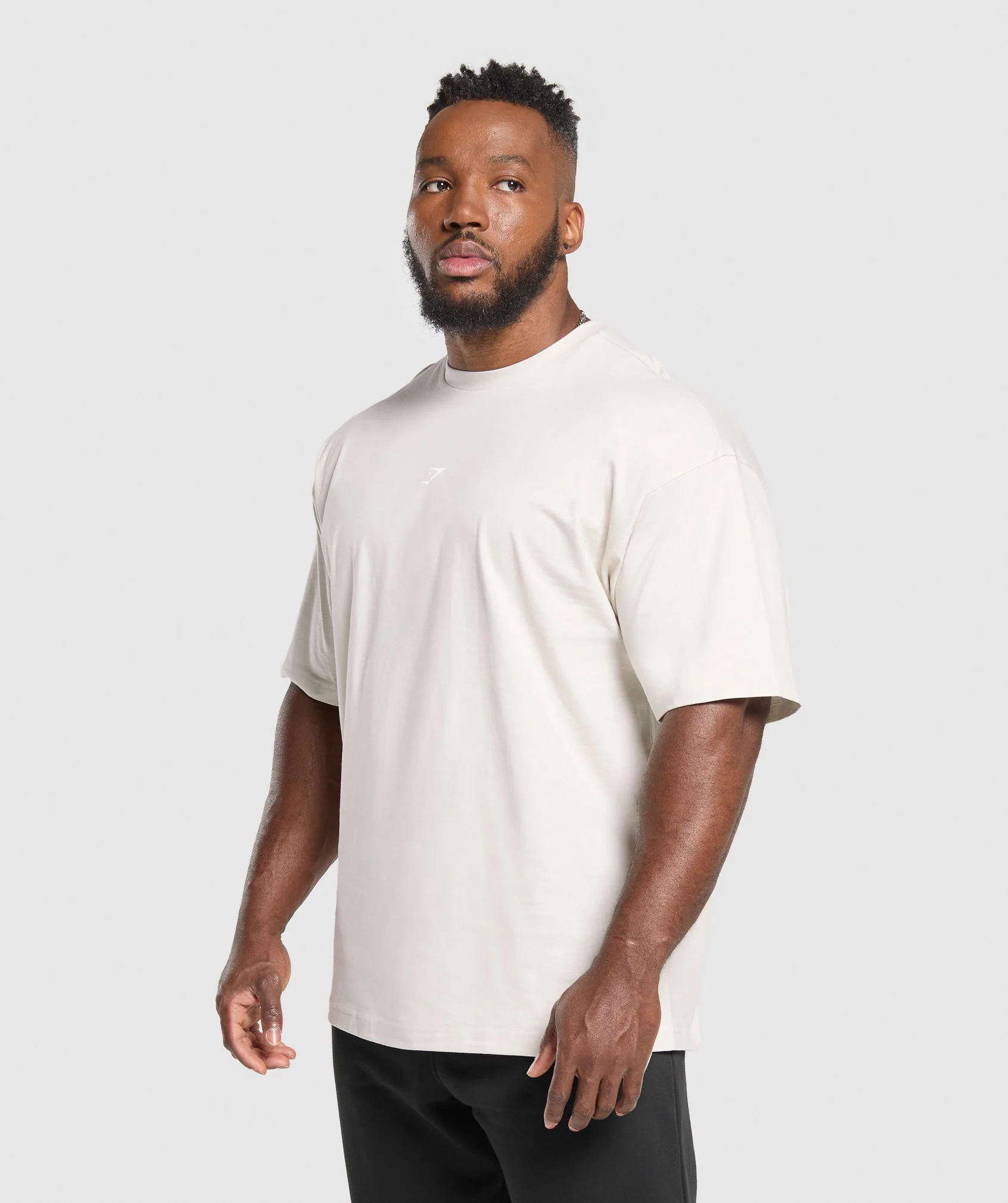 Gymshark Atlas T-Shirt - Oat White - Image 3