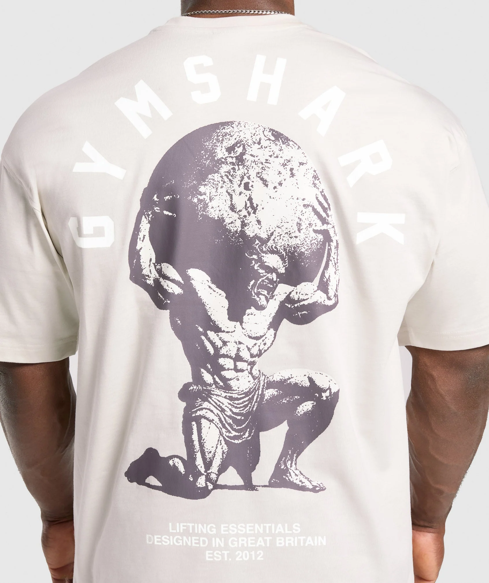 Gymshark Atlas T-Shirt - Oat White - Image 4