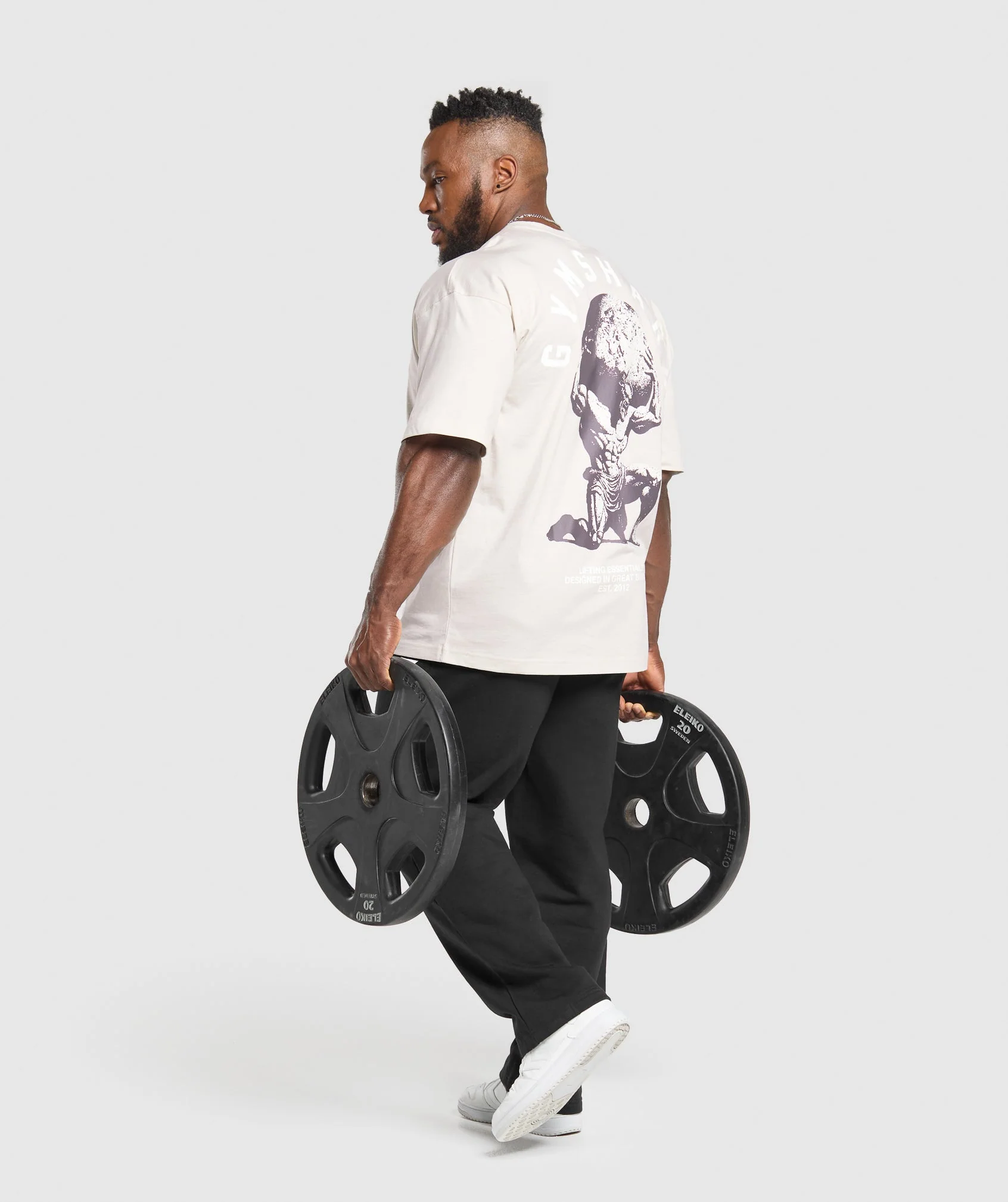 Gymshark Atlas T-Shirt - Oat White - Image 5