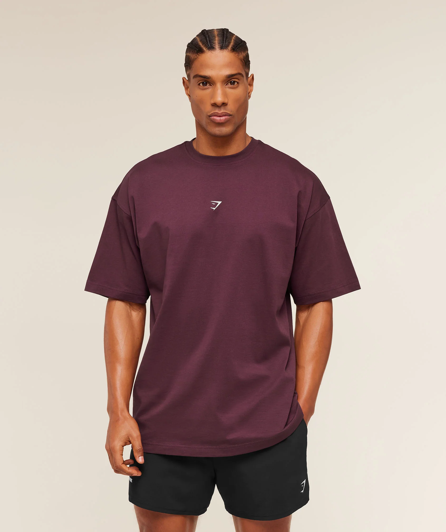 Gymshark Atlas T-Shirt - Impact Burgundy - Image 2