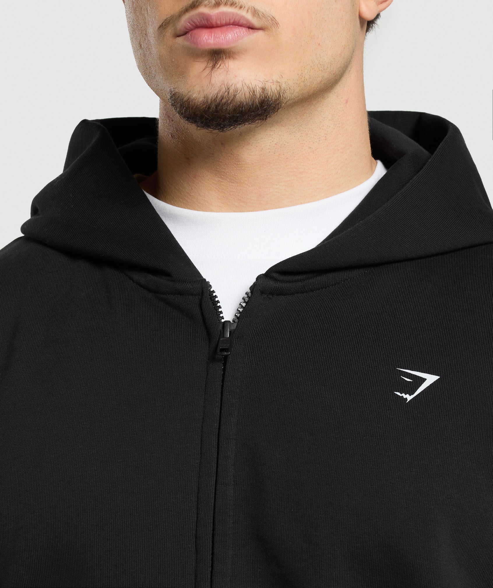 Gymshark Atlas Zip Up Hoodie - Black - Image 6