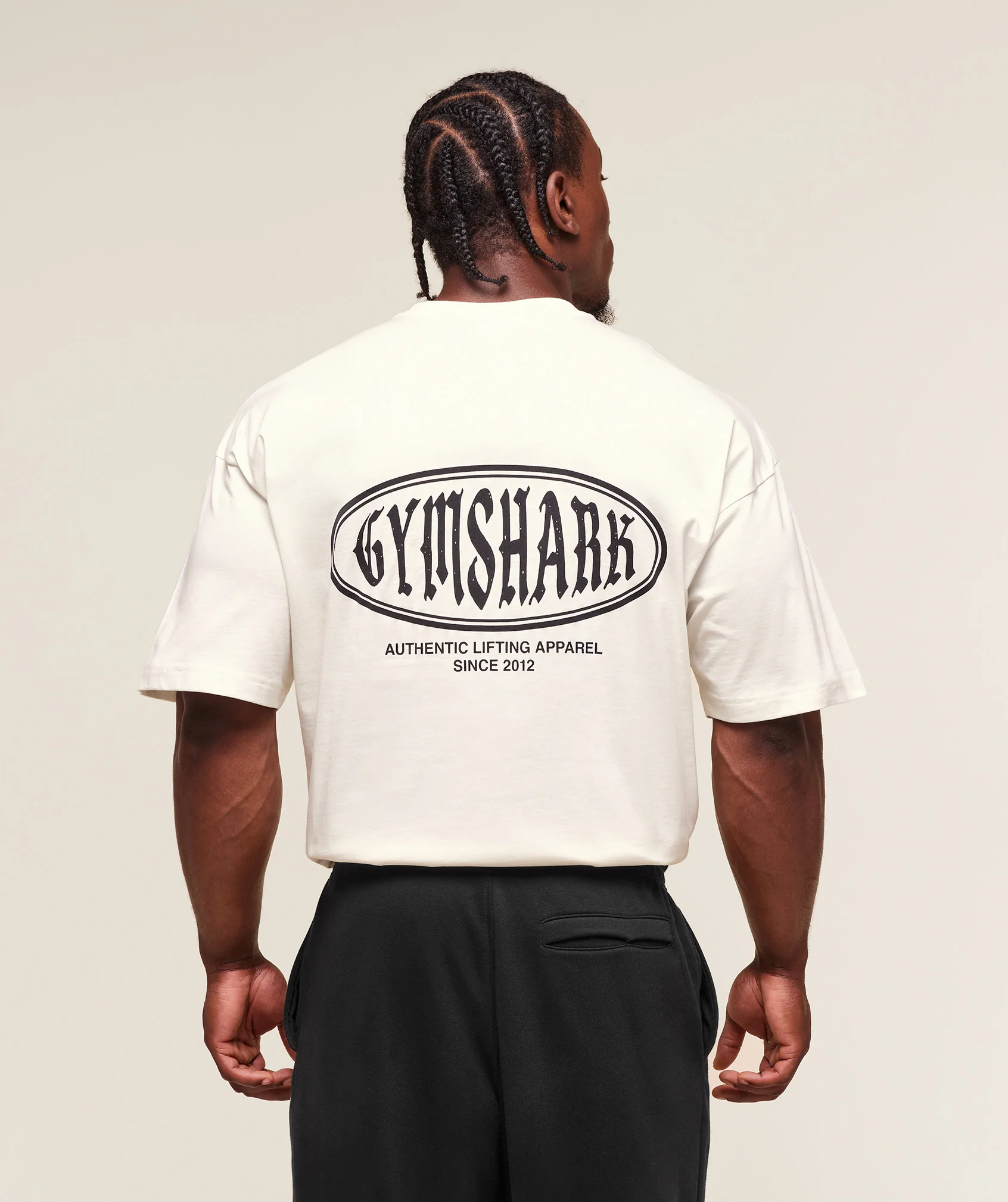 Gymshark Authentic Lifting Apparel T-Shirt - Soft White - Image 2