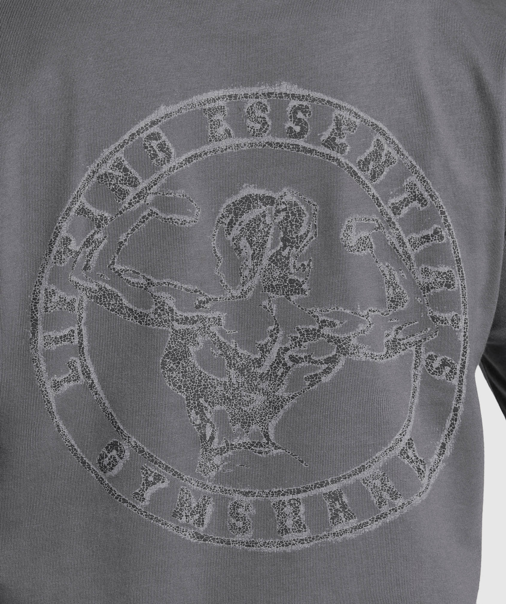 Gymshark Back Gains Graphic Oversized Tee - Graphite Grey - Image 5