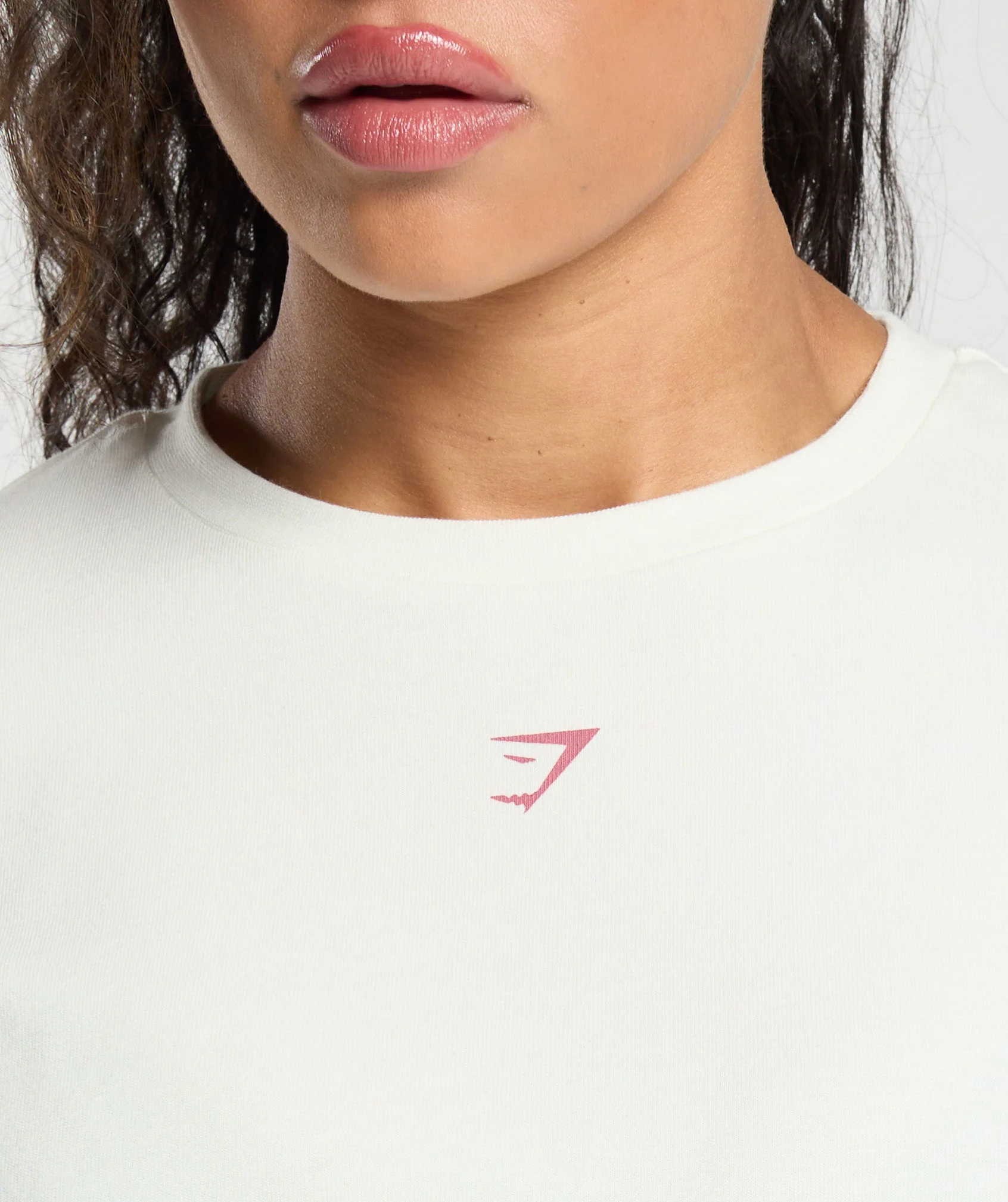Gymshark Back Gains Graphic Oversized Tee - Soft White - Image 5