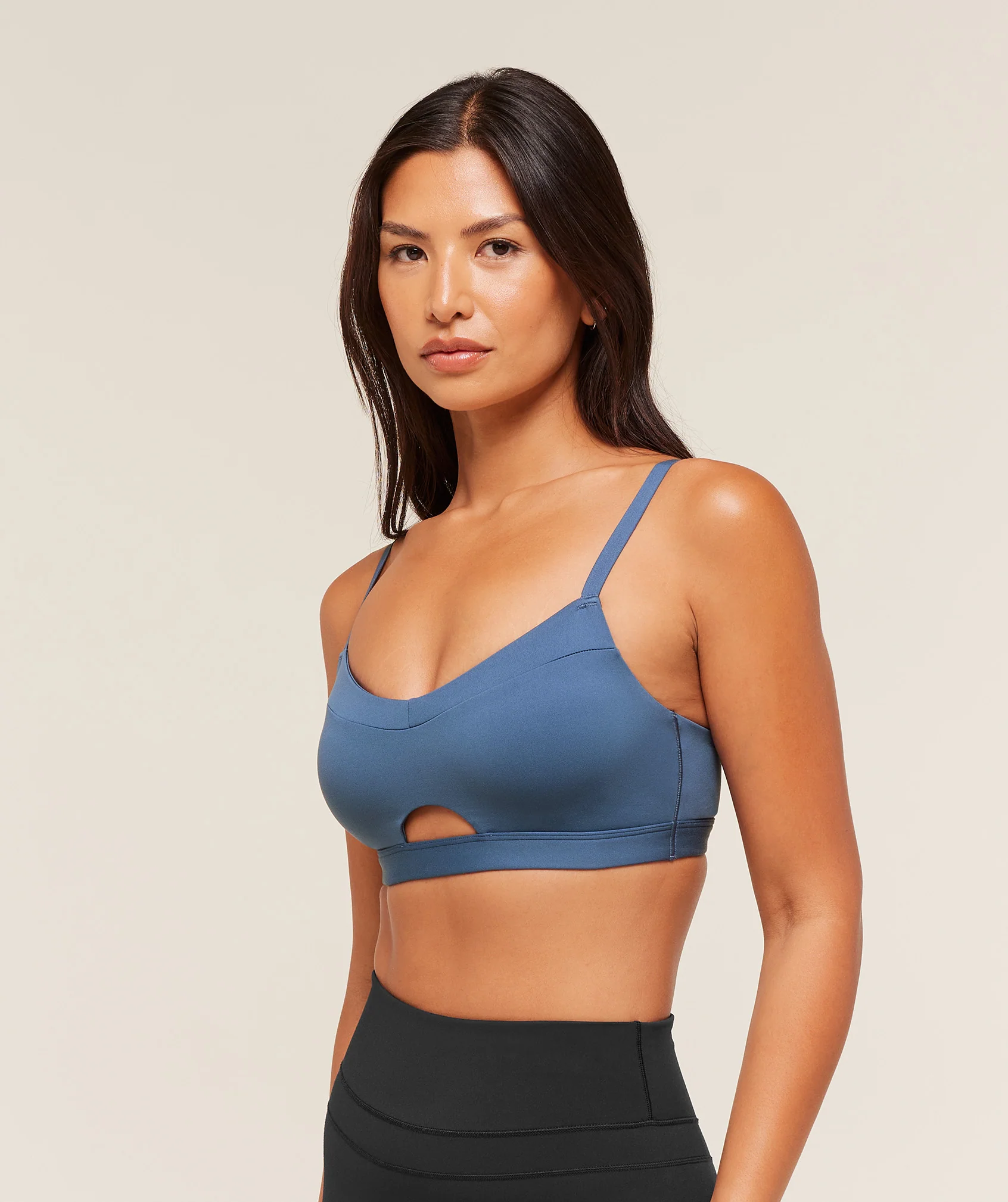 Gymshark Balcony Peekaboo Sports Bra - Compound Blue - Image 3