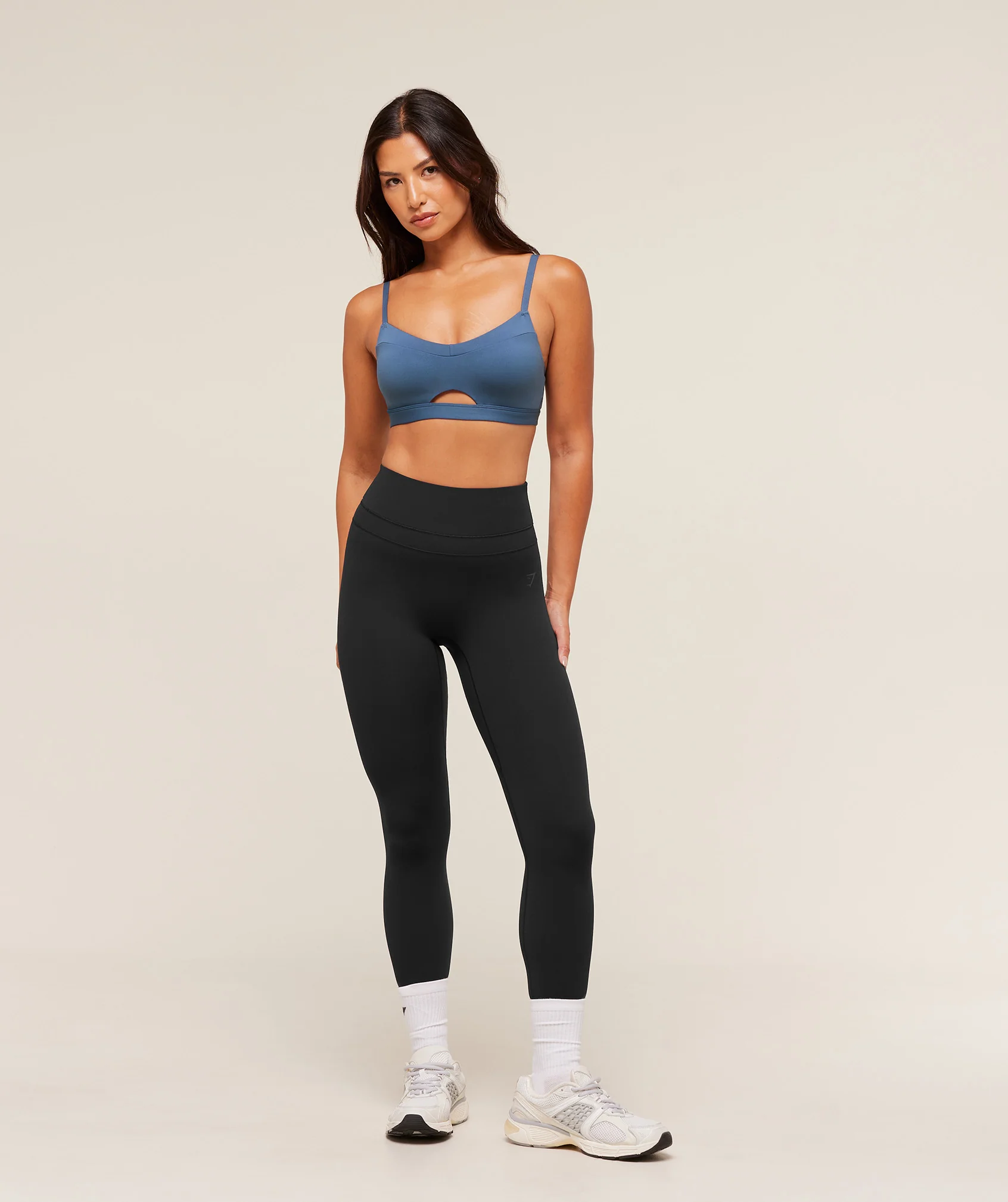 Gymshark Balcony Peekaboo Sports Bra - Compound Blue - Image 6