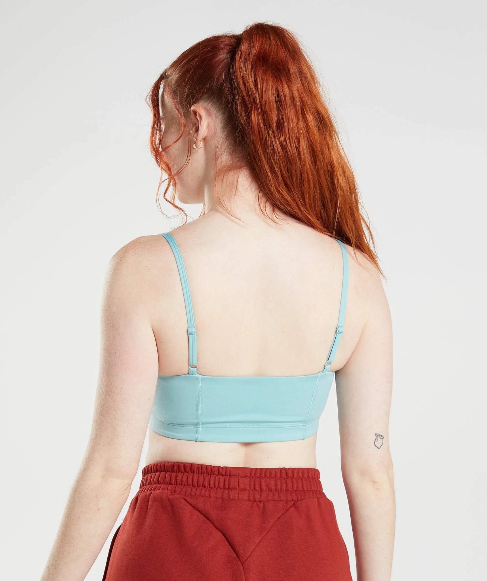 Gymshark Bandeau Sports Bra - Pearl Blue - Image 2