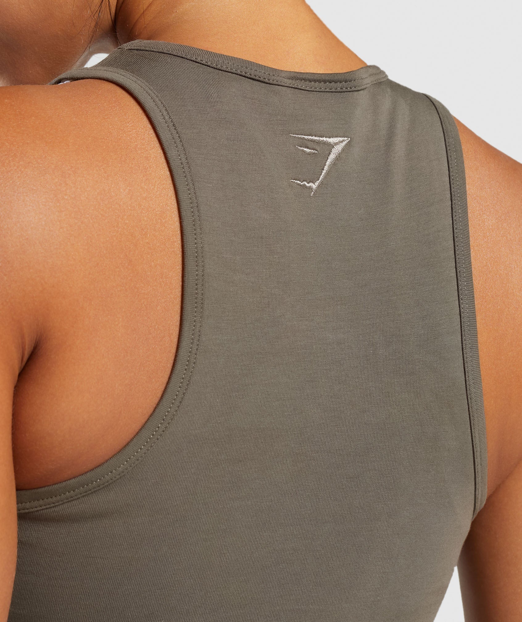 Gymshark Block Crop Tank - Camo Brown - Image 5