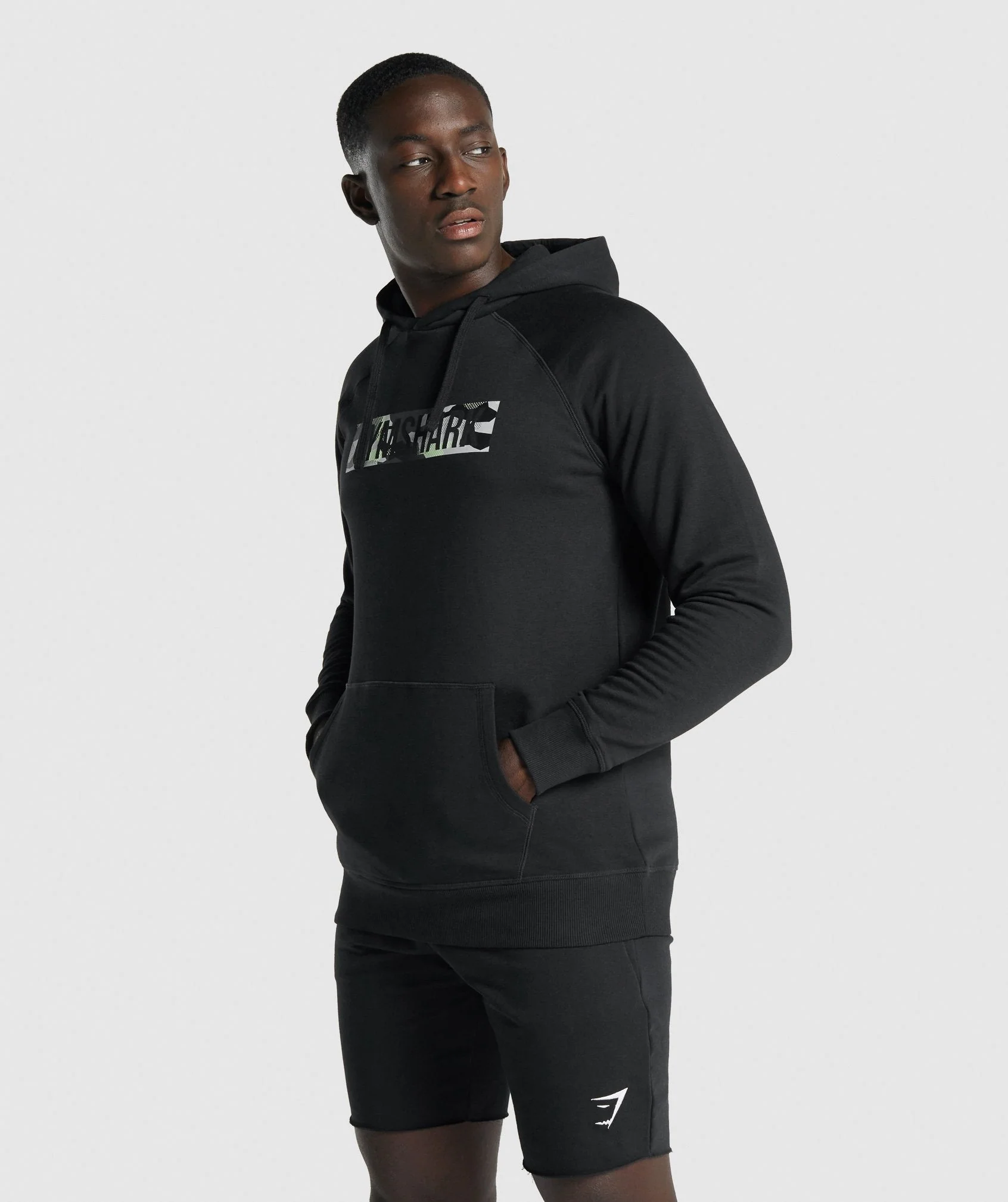 Gymshark Block Infill Hoodie - Black - Image 3