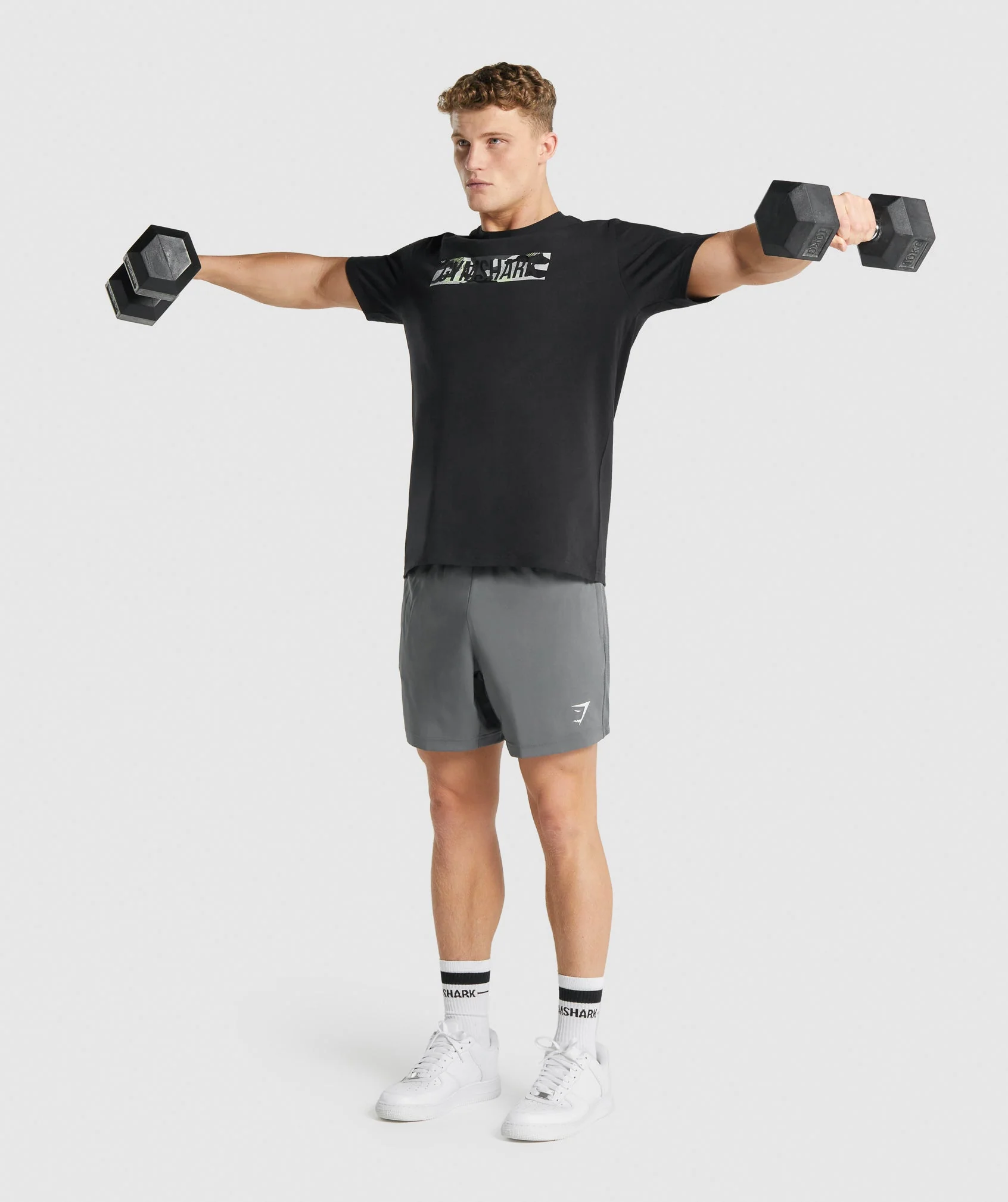 Gymshark Block Infill T-shirt - Black - Image 4