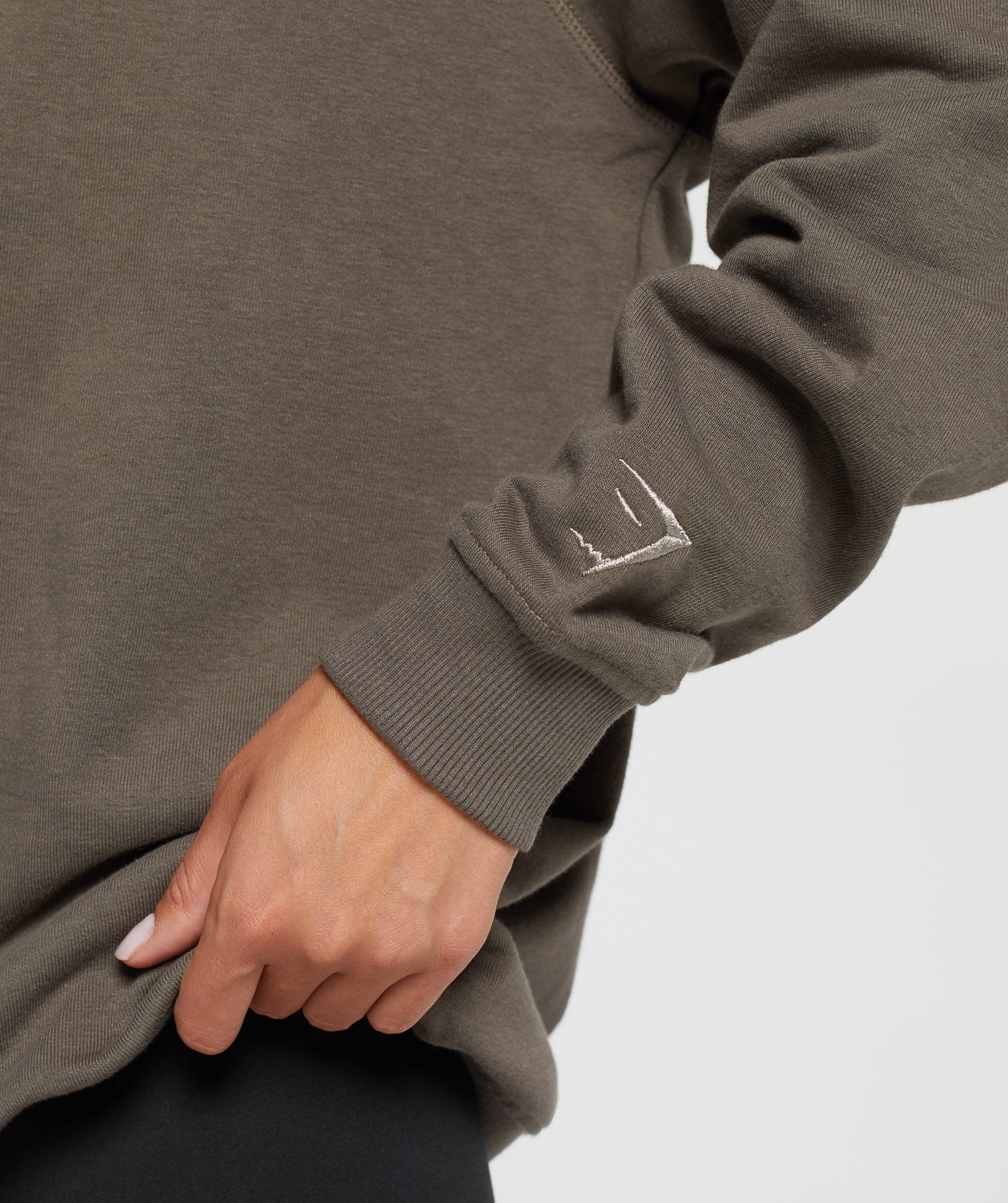 Gymshark Block Oversized Hoodie - Camo Brown - Image 5
