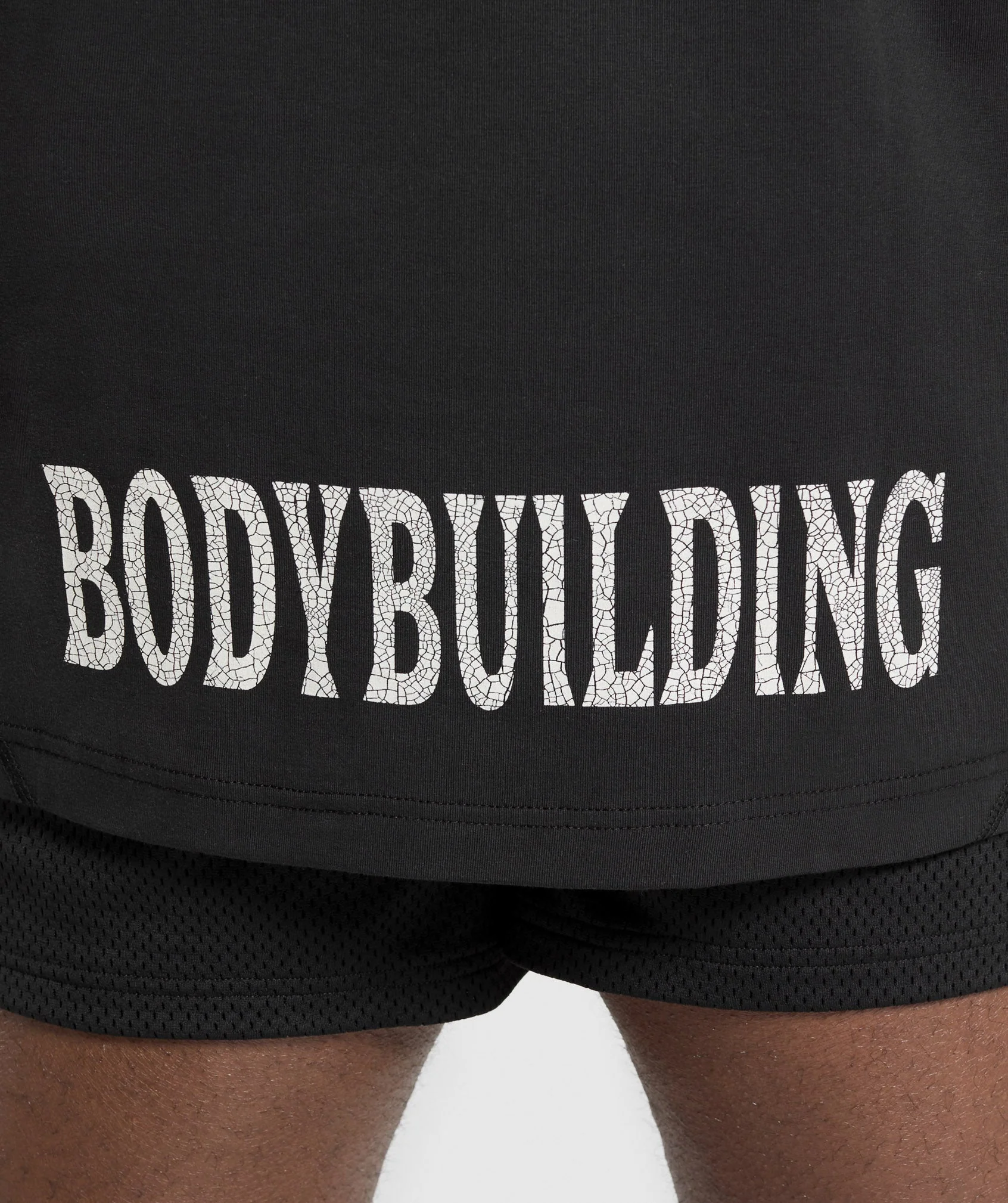 Gymshark Bodybuilding Graphic Short Sleeve T-Shirt - Black/Burgundy Brown - Image 6
