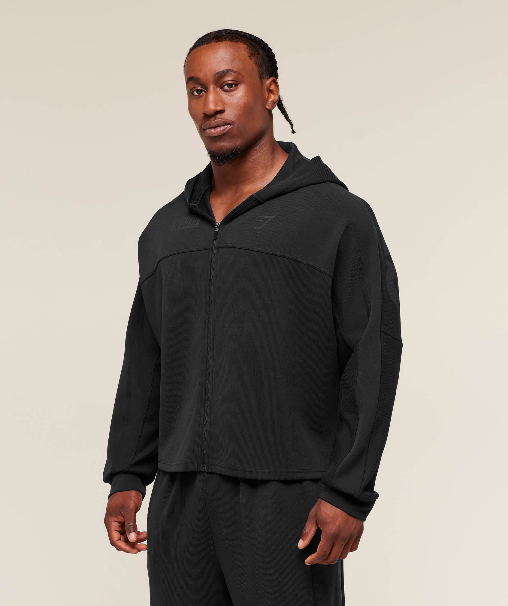 Gymshark Bodybuilding Zip Up Hoodie - GS Black - Image 3