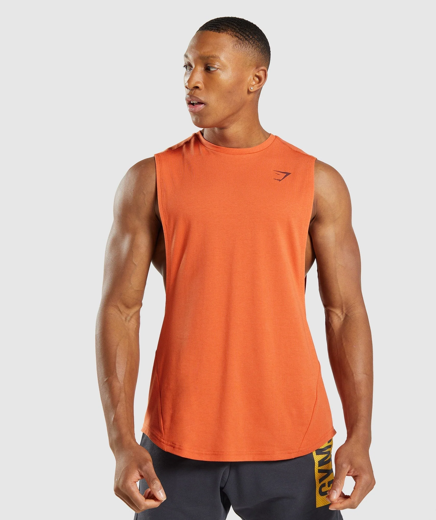 Gymshark Bold Drop Arm Tank - Clay Orange - Image 2
