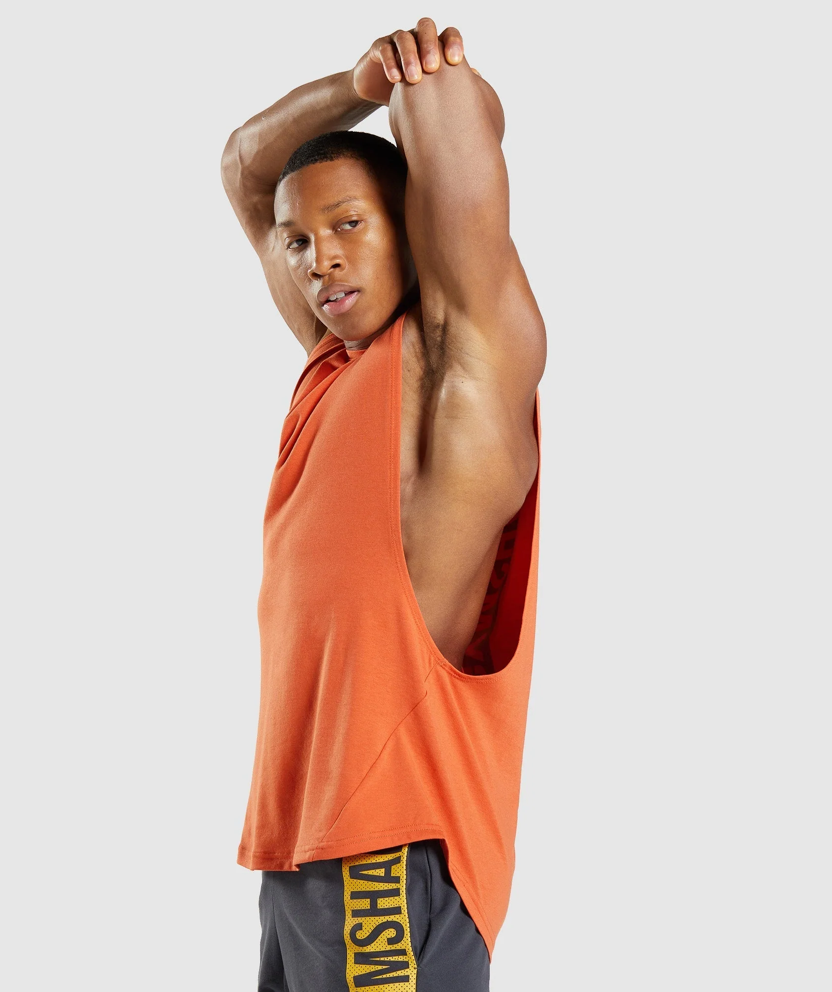 Gymshark Bold Drop Arm Tank - Clay Orange - Image 3