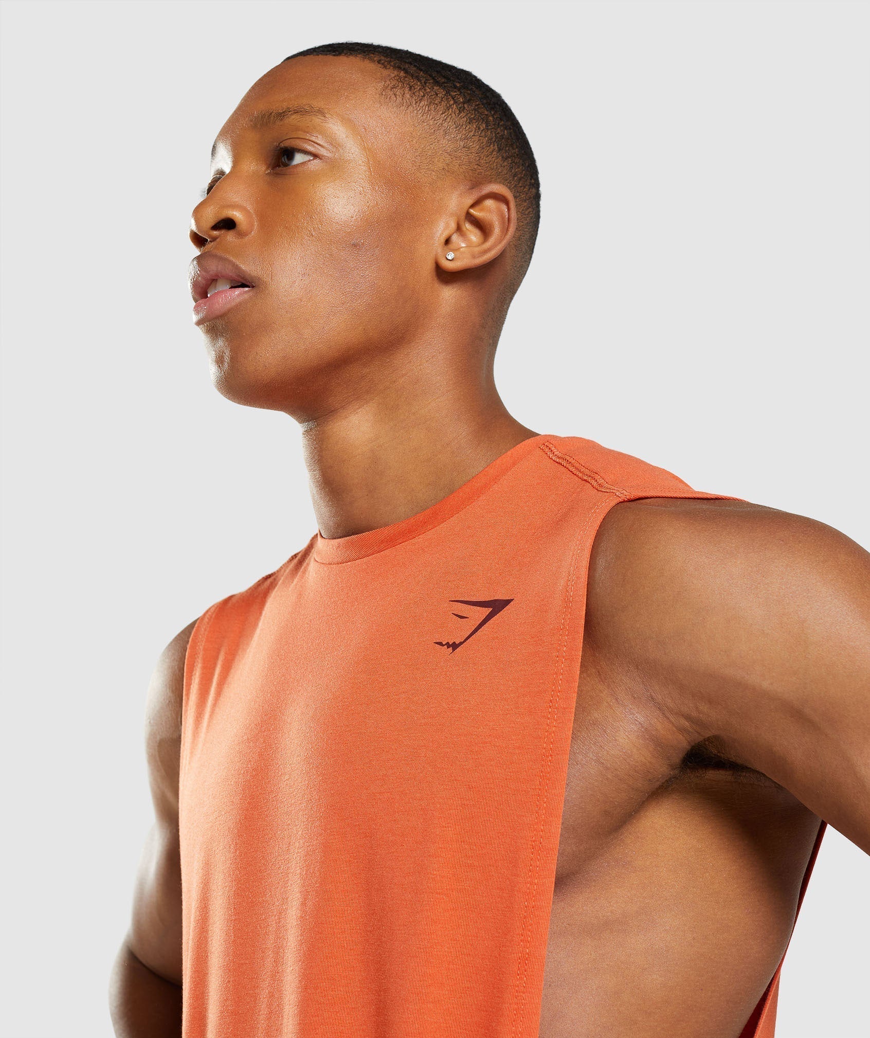 Gymshark Bold Drop Arm Tank - Clay Orange - Image 5