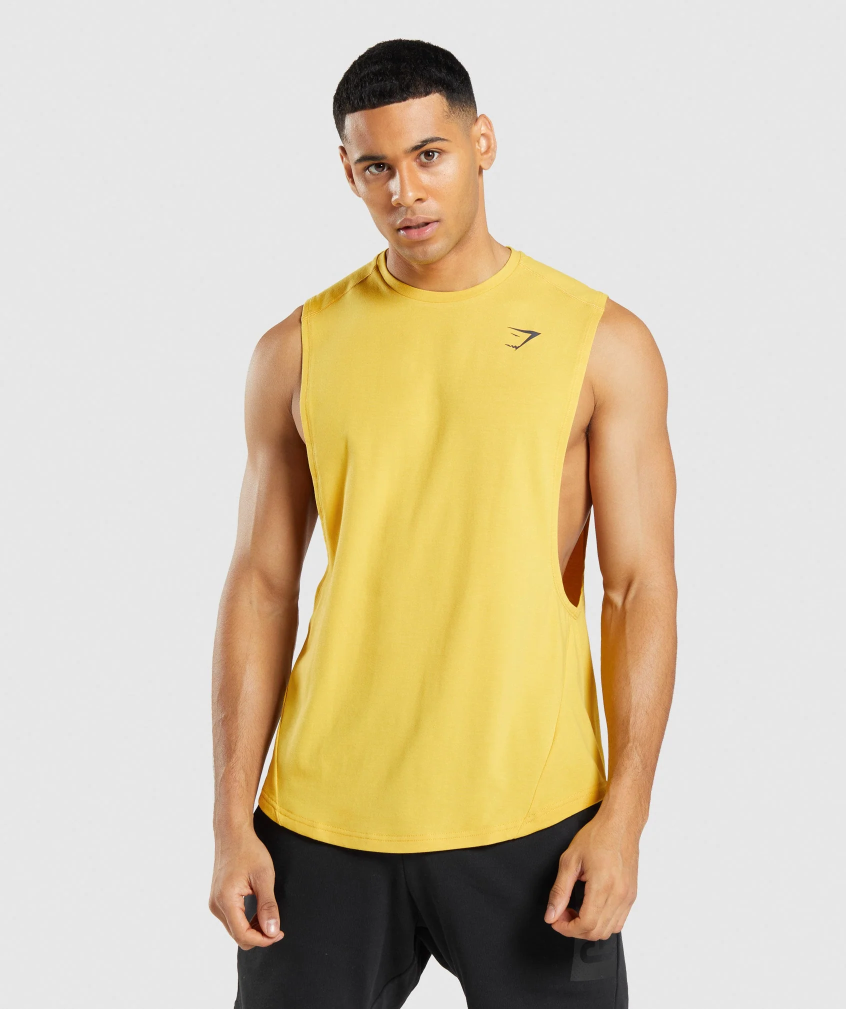 Gymshark Bold Drop Arm Tank - Medallion Yellow - Image 2