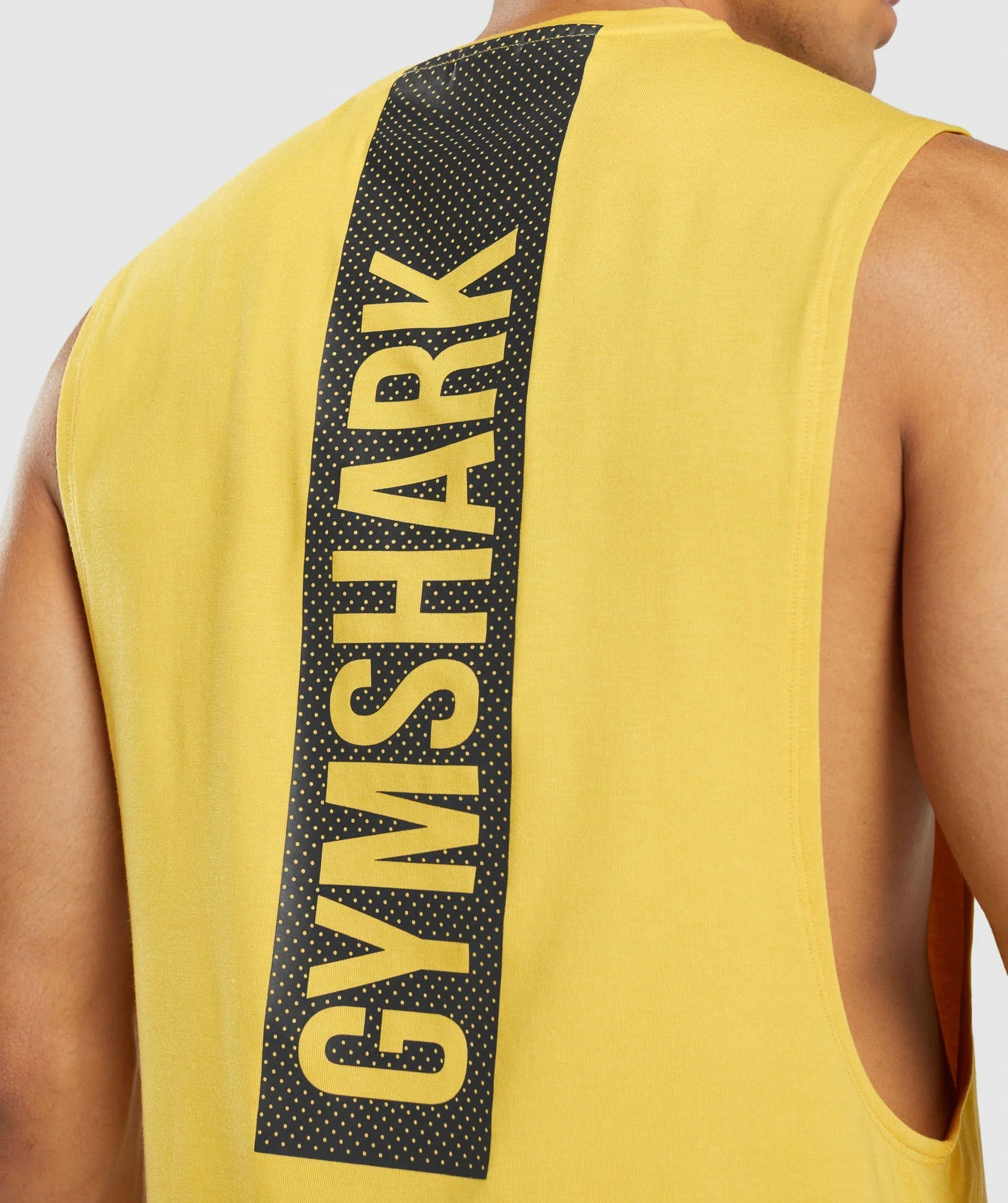 Gymshark Bold Drop Arm Tank - Medallion Yellow - Image 6