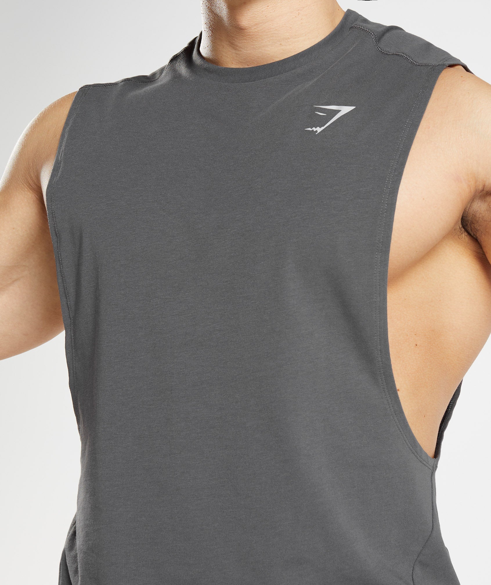 Gymshark Bold Drop Arm Tank - Silhouette Grey - Image 3