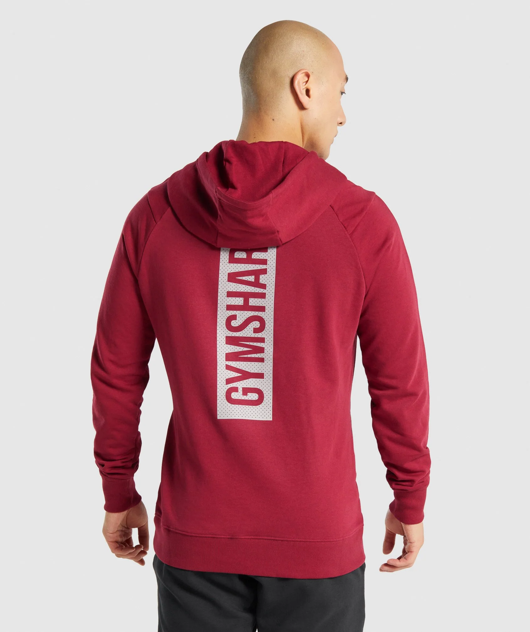 Gymshark Bold Hoodie - Burgundy - Image 2