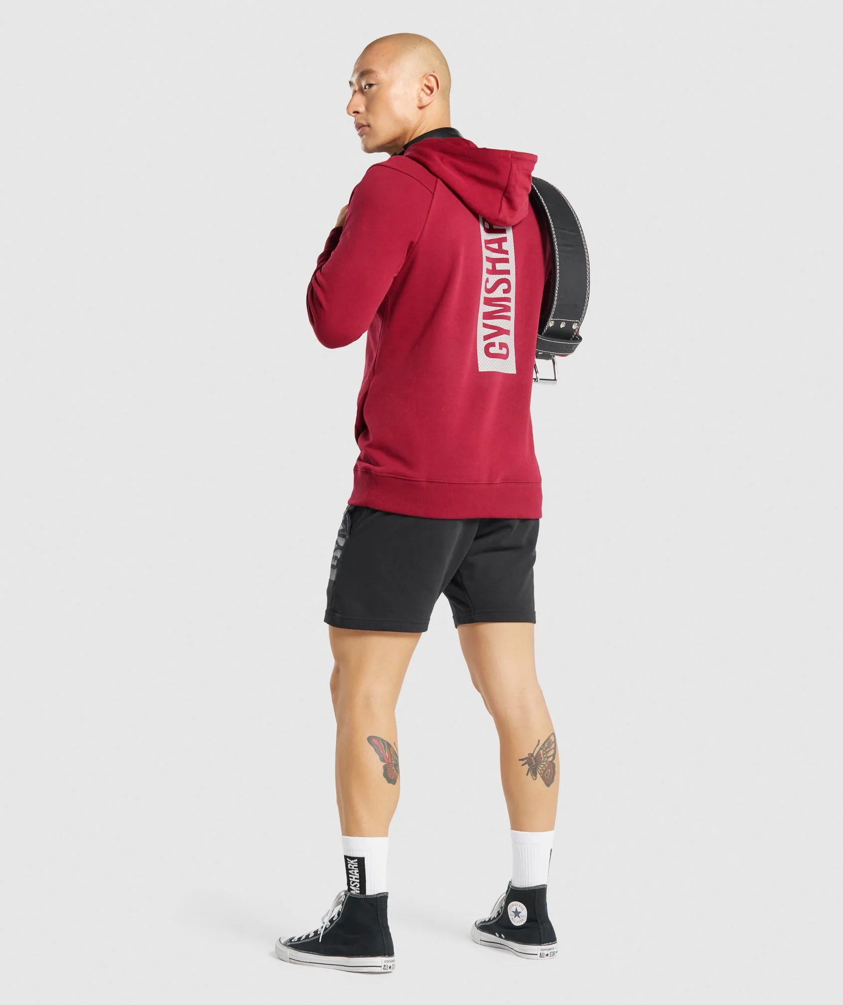 Gymshark Bold Hoodie - Burgundy - Image 4