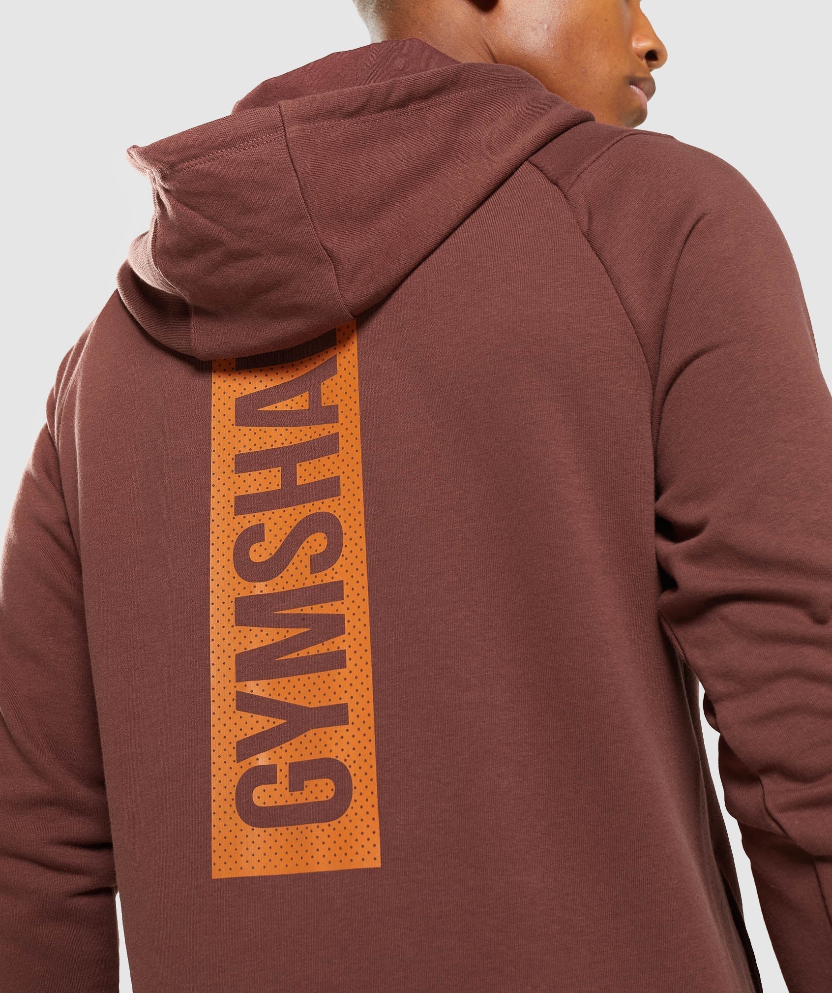 Gymshark Bold Hoodie - Cherry Brown - Image 6