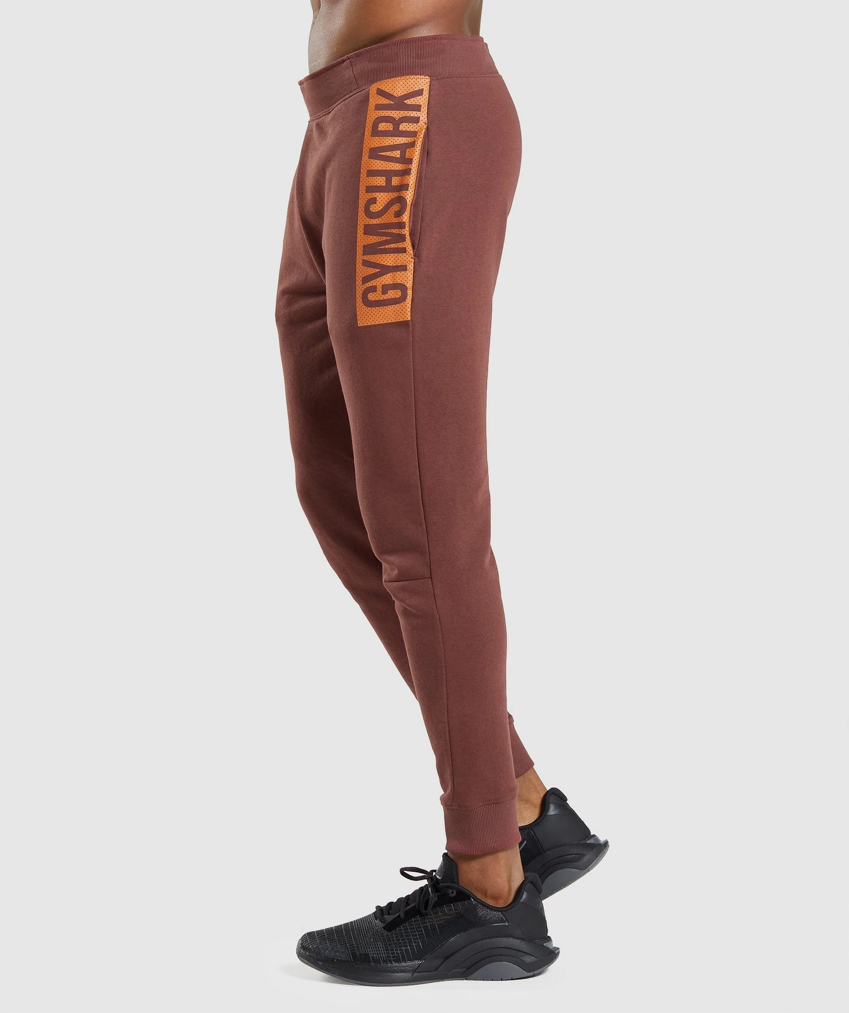 Gymshark Bold Joggers - Cherry Brown - Image 3