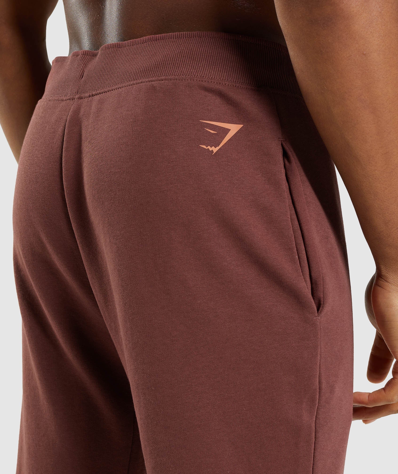Gymshark Bold Joggers - Cherry Brown - Image 5