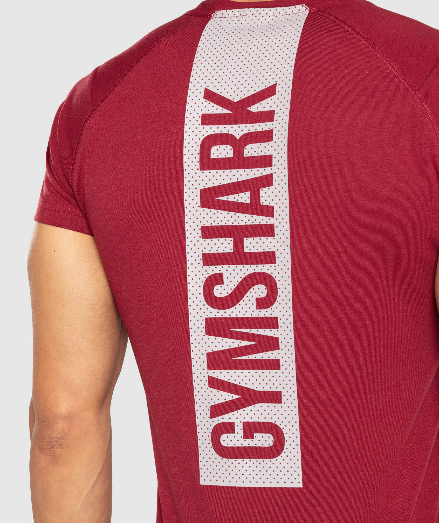 Gymshark Bold T-Shirt - Burgundy - Image 5