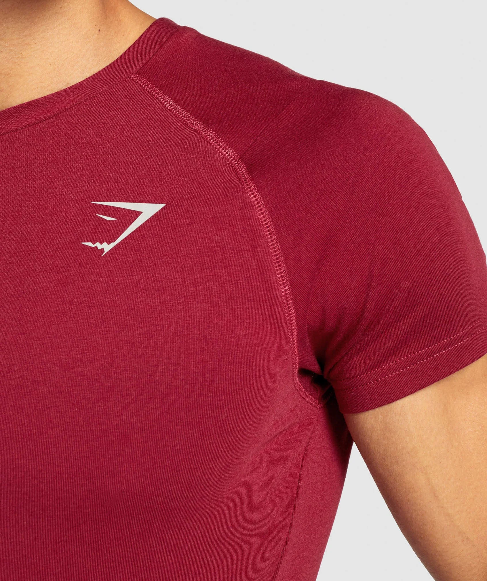 Gymshark Bold T-Shirt - Burgundy - Image 6