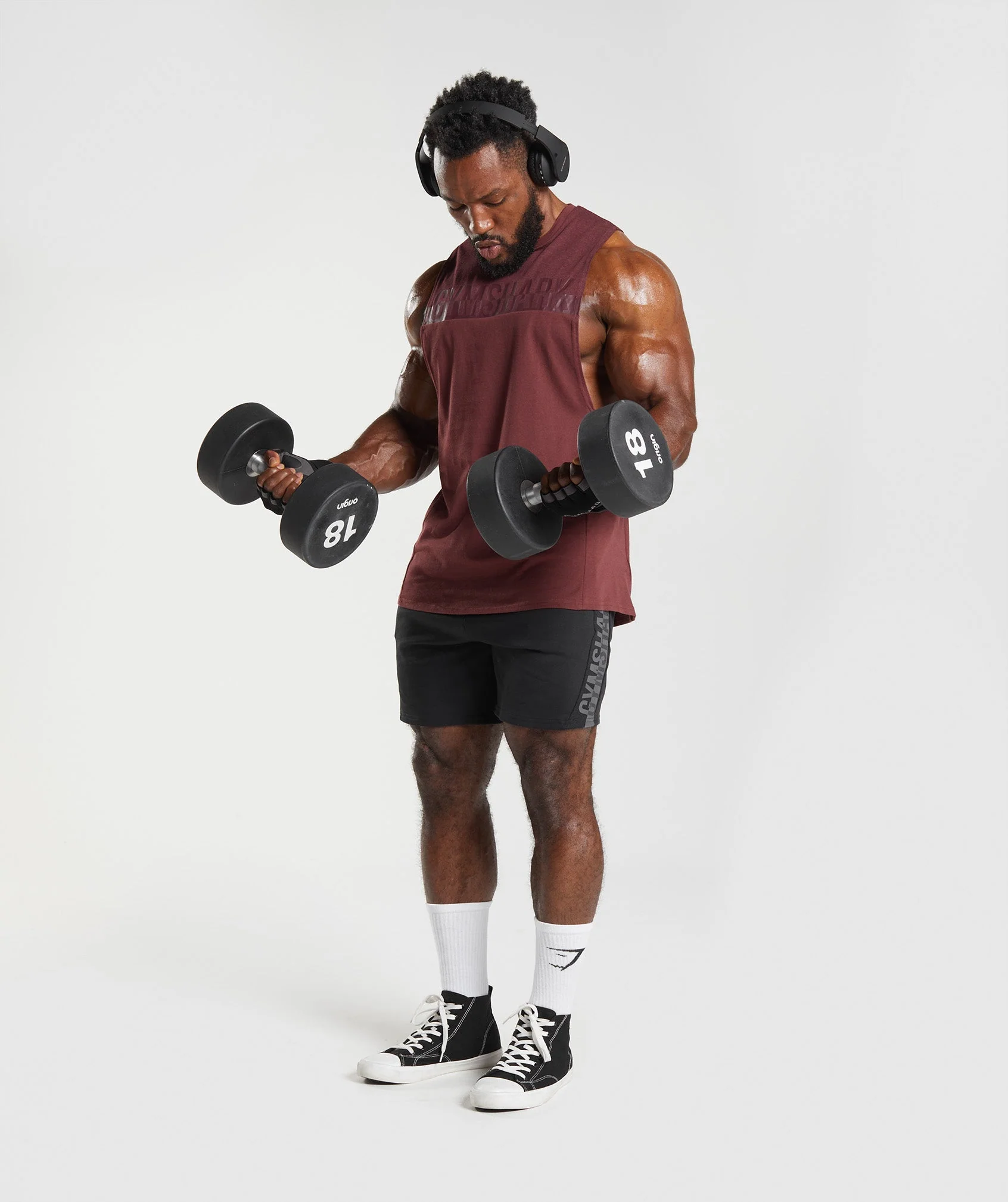 Gymshark Bold React 5" Shorts - Black - Image 4