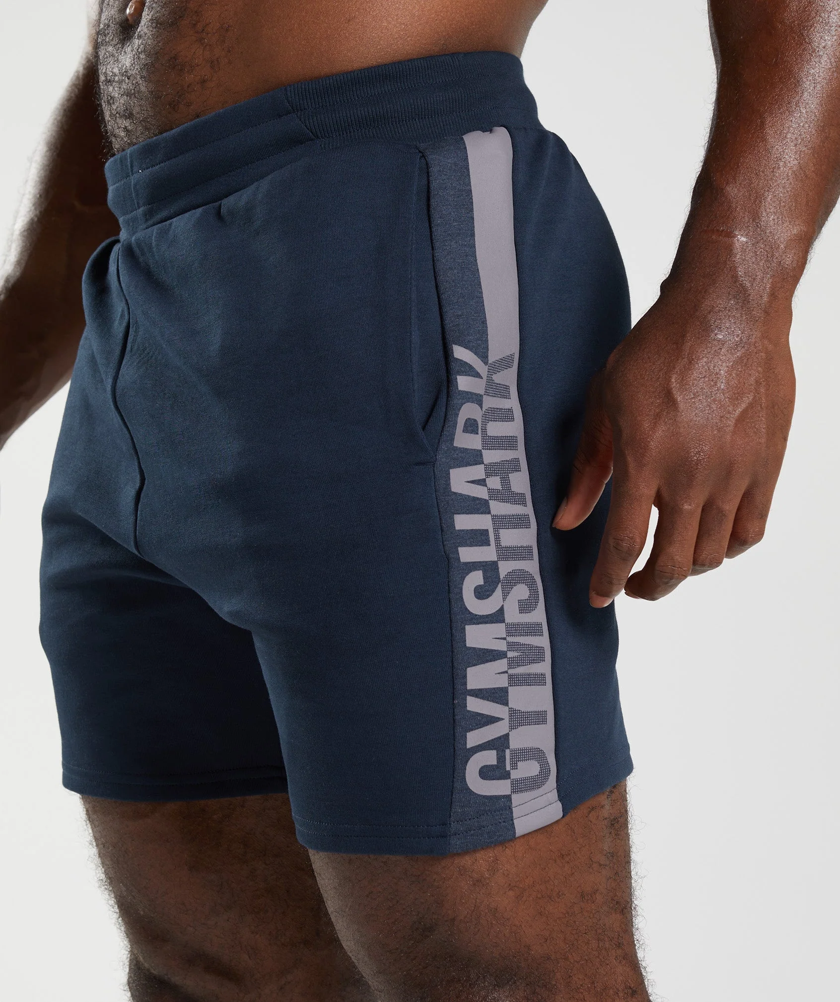 Gymshark Bold React 5" Shorts - Navy - Image 5