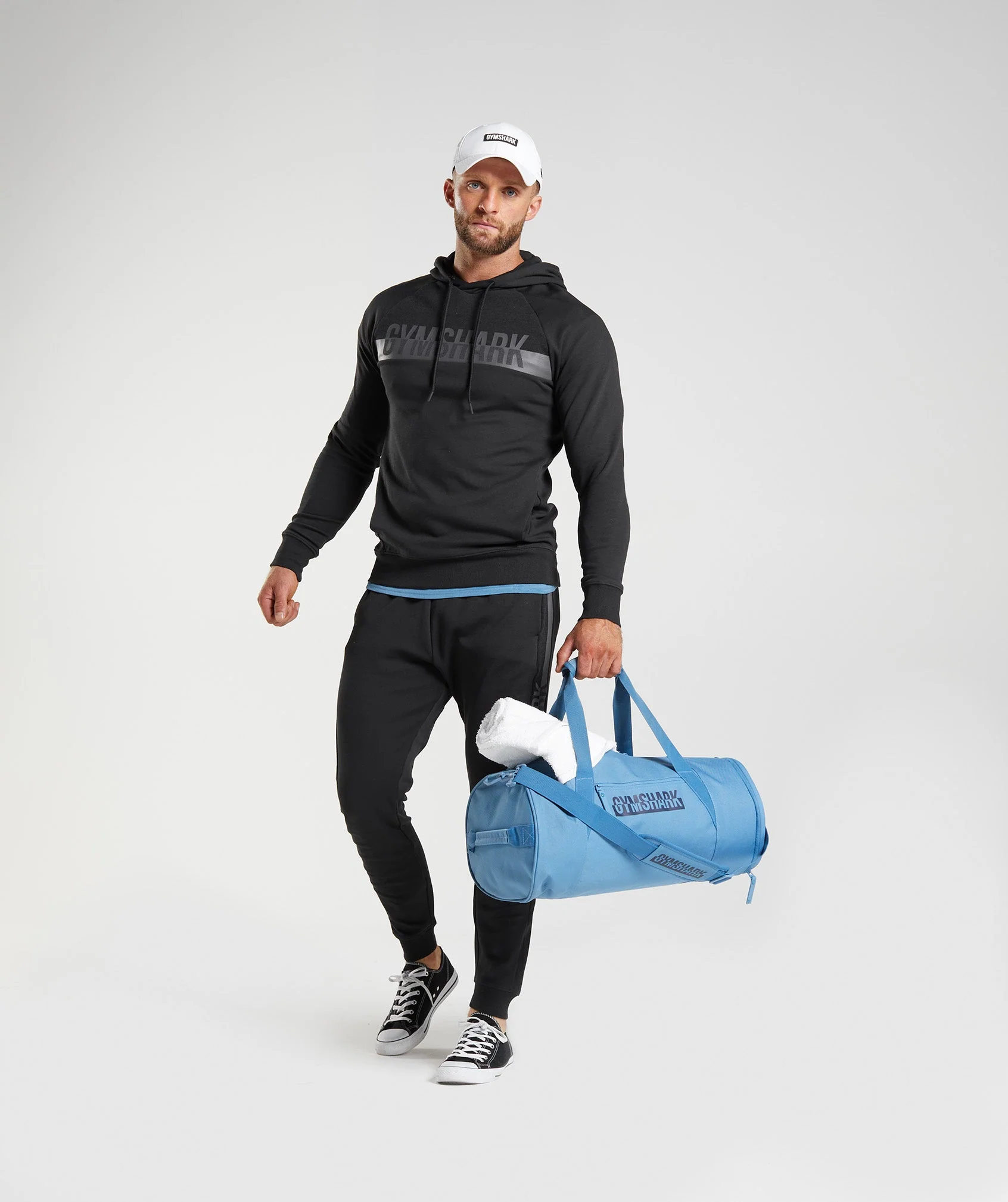 Gymshark Bold React Hoodie - Black - Image 4