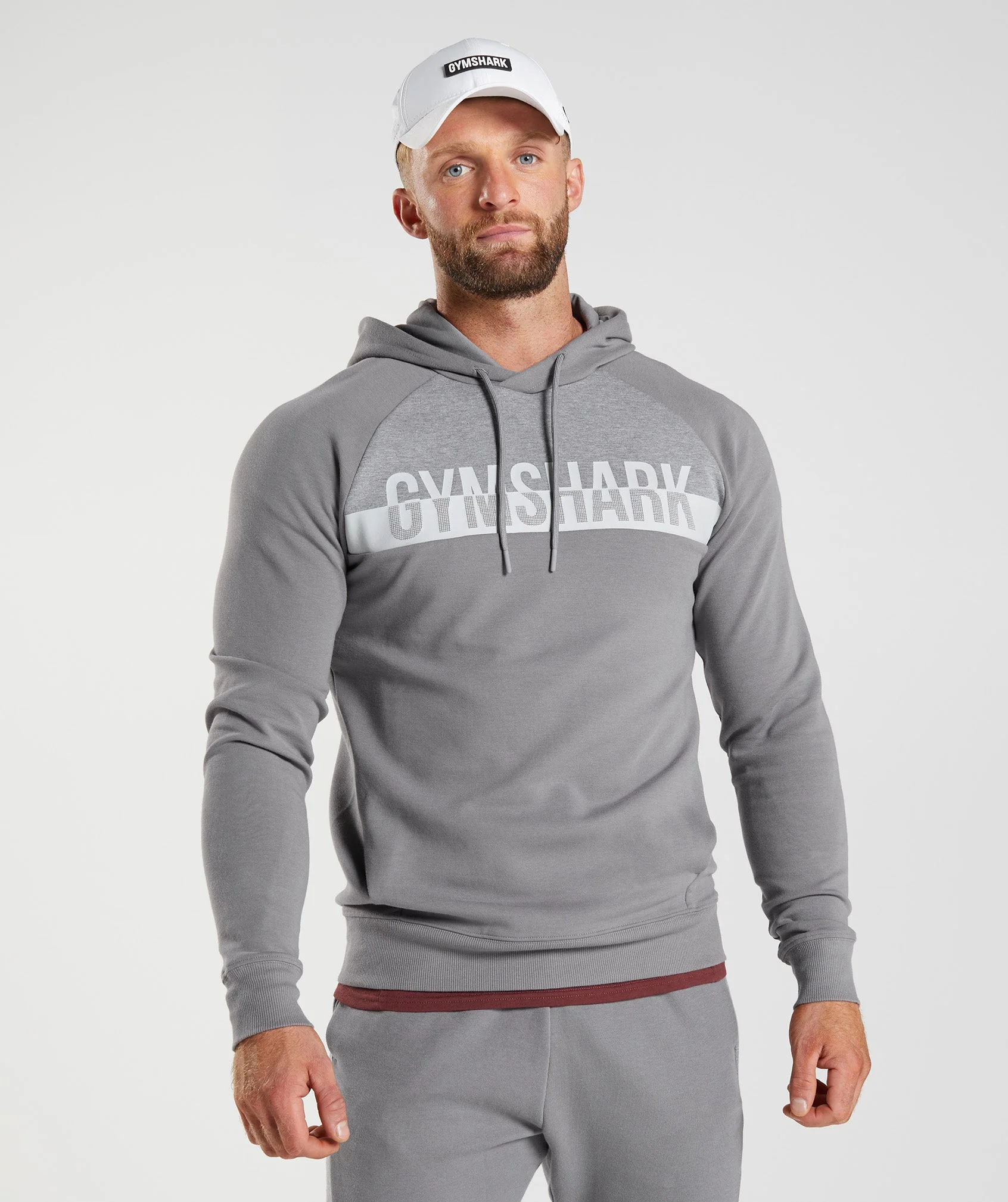Gymshark Bold React Hoodie - Coin Grey