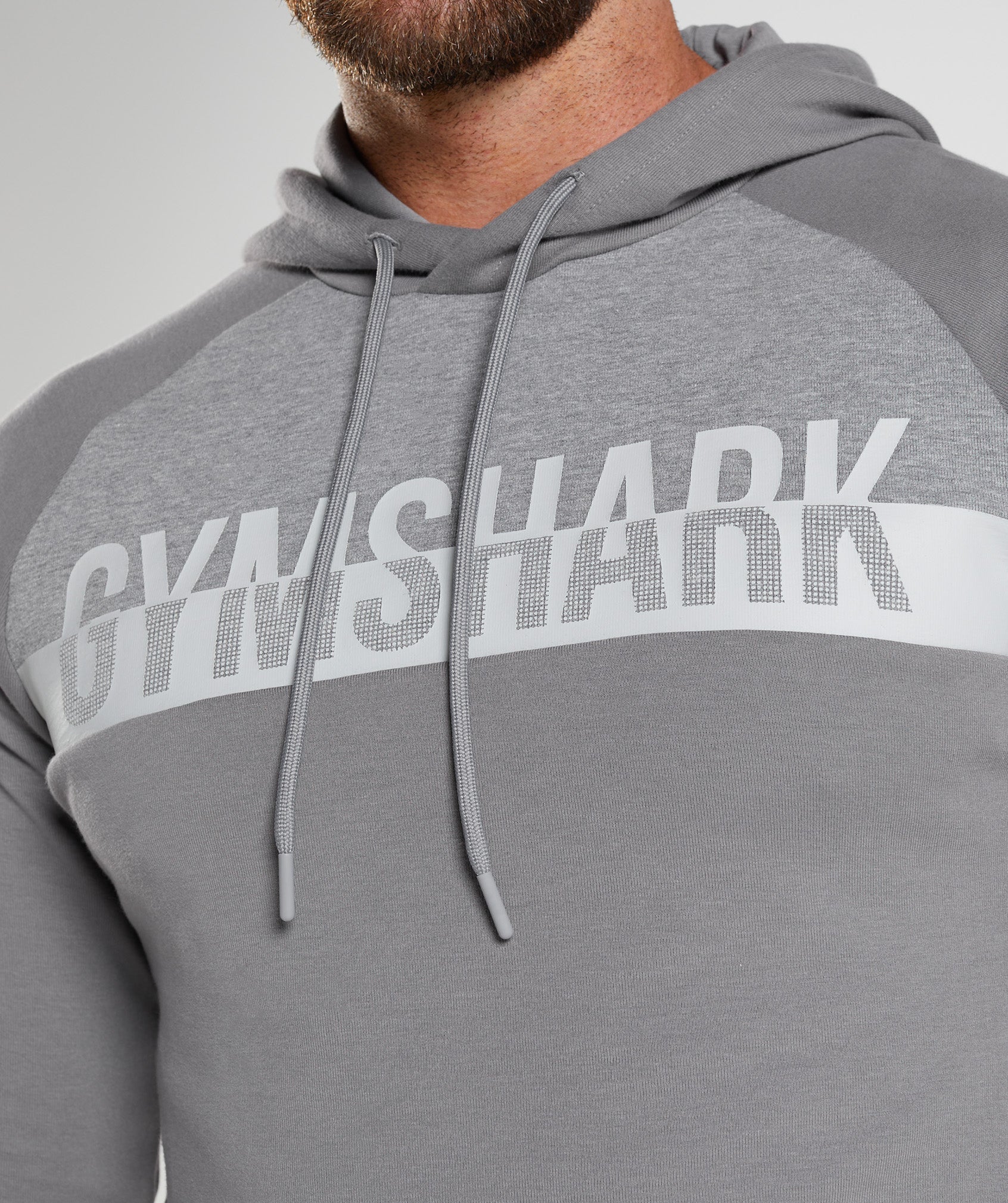 Gymshark Bold React Hoodie - Coin Grey - Image 3