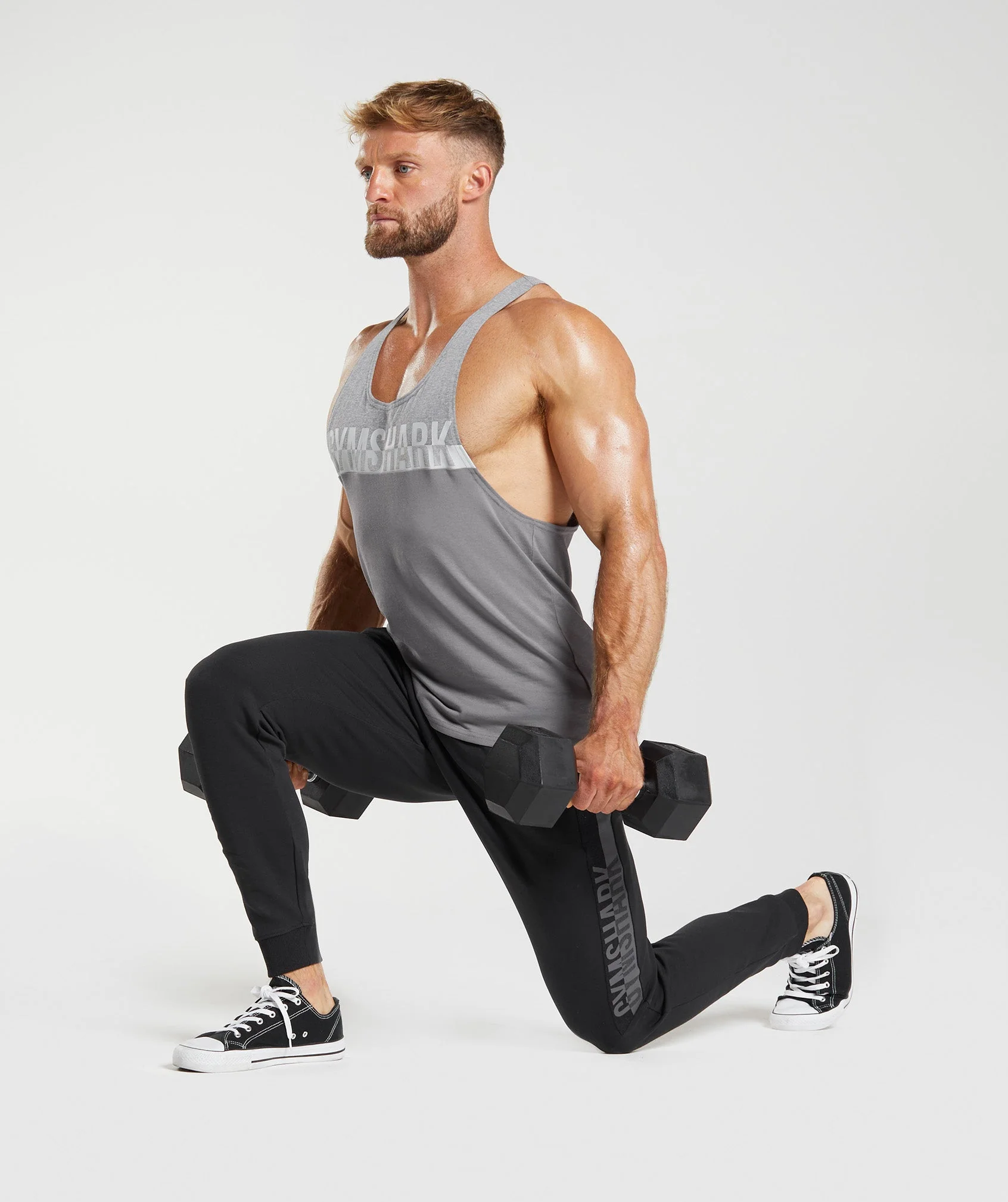 Gymshark Bold React Joggers - Black - Image 4