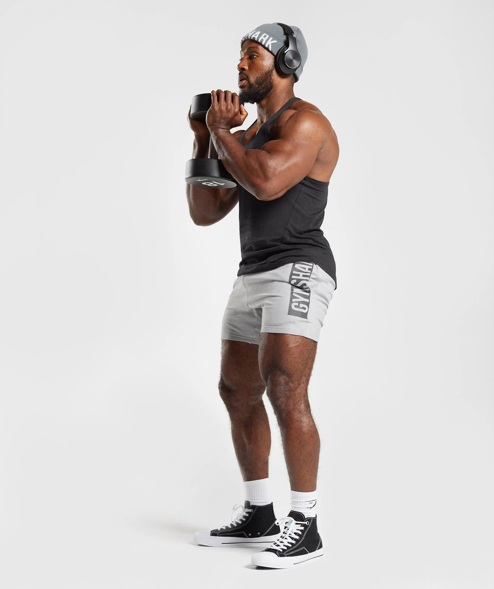 Gymshark Bold Shorts - Light Grey - Image 4