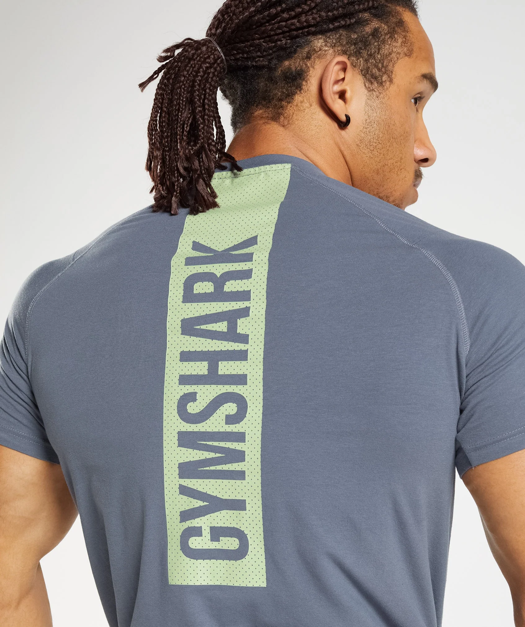 Gymshark Bold T-Shirt - Evening Blue - Image 2