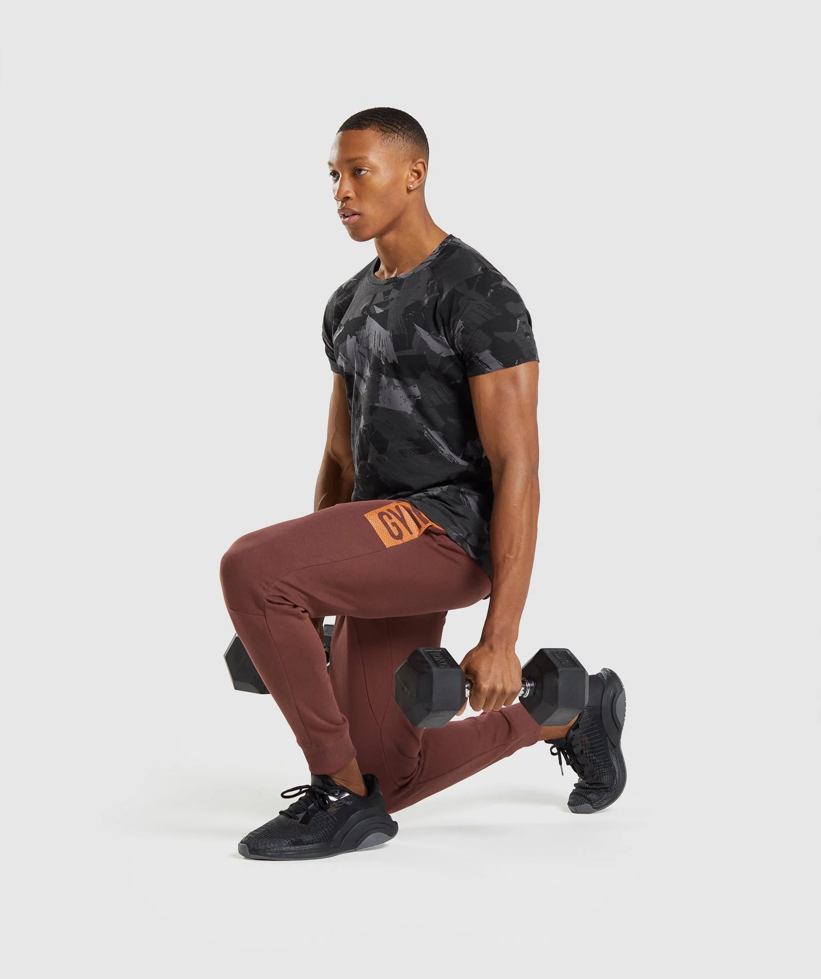 Gymshark Bold T-Shirt - Grey Print - Image 4