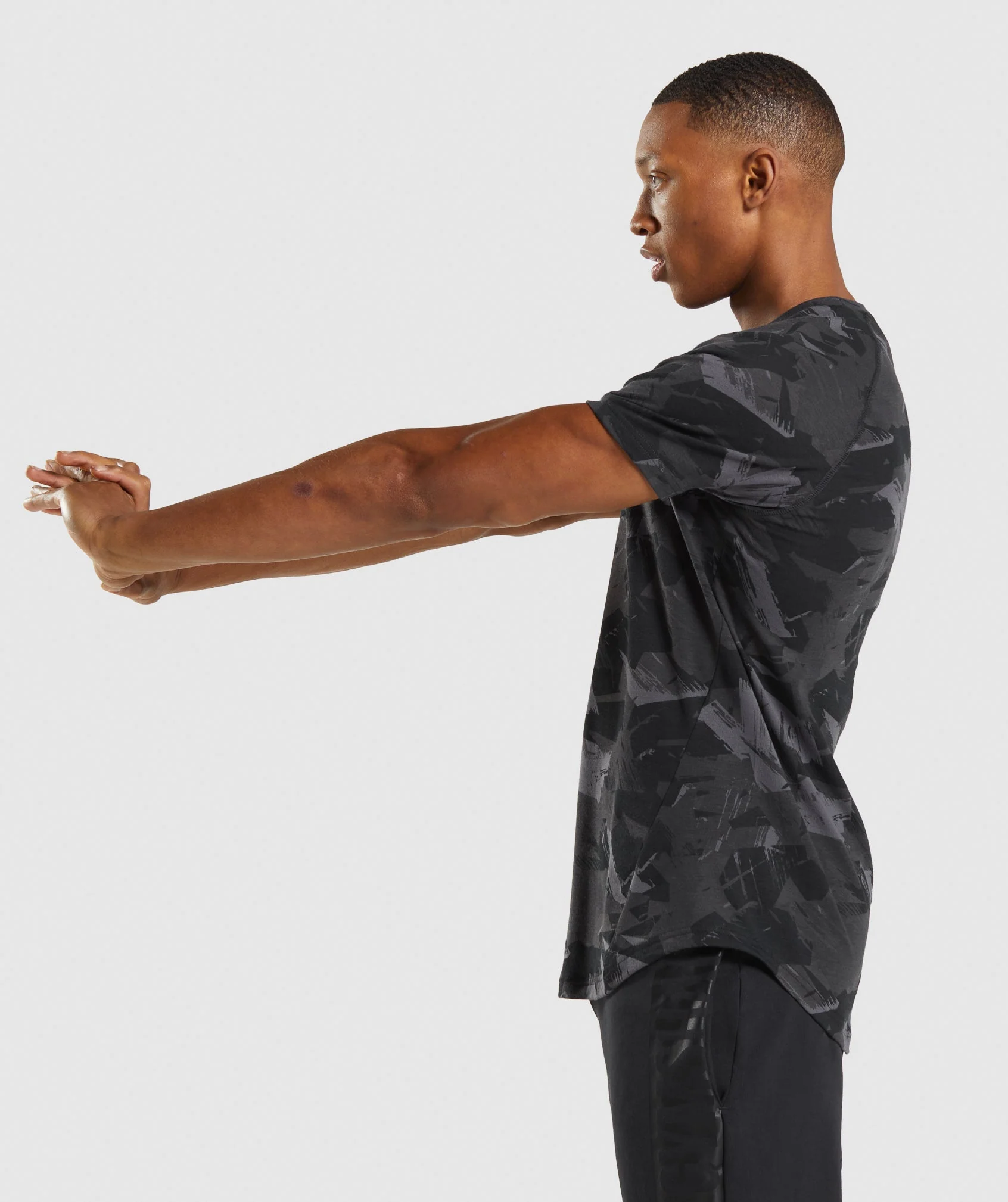 Gymshark Bold T-Shirt - Grey Print - Image 3