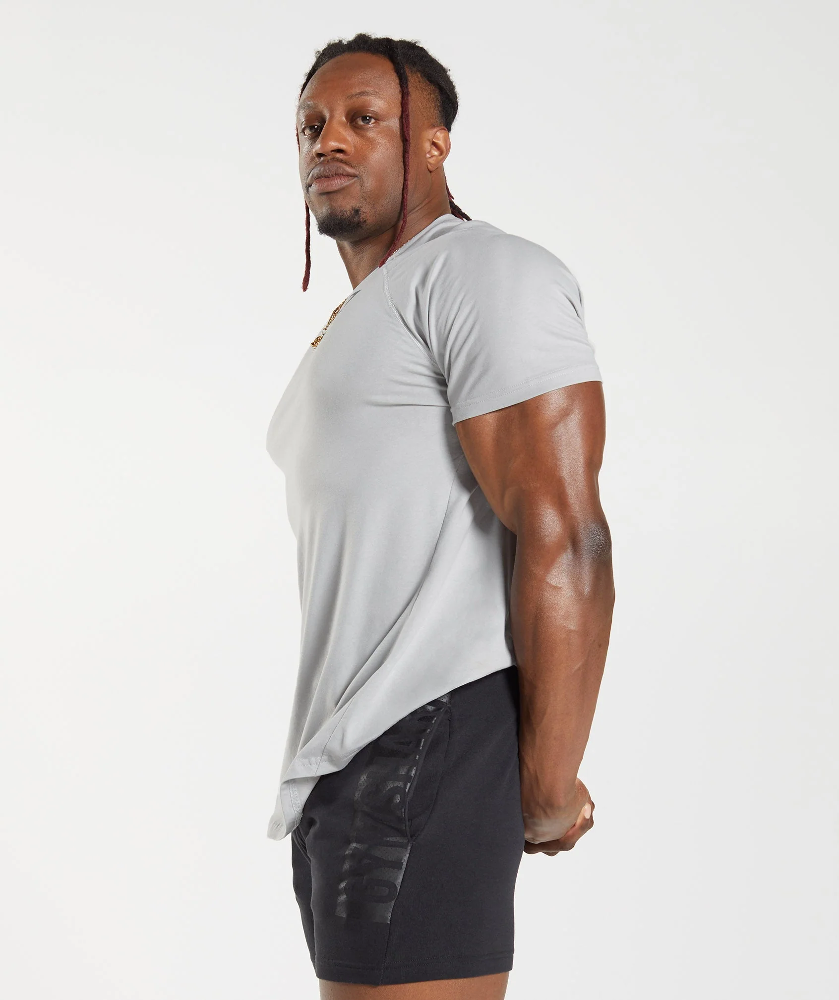 Gymshark Bold T-Shirt - Light Grey - Image 6