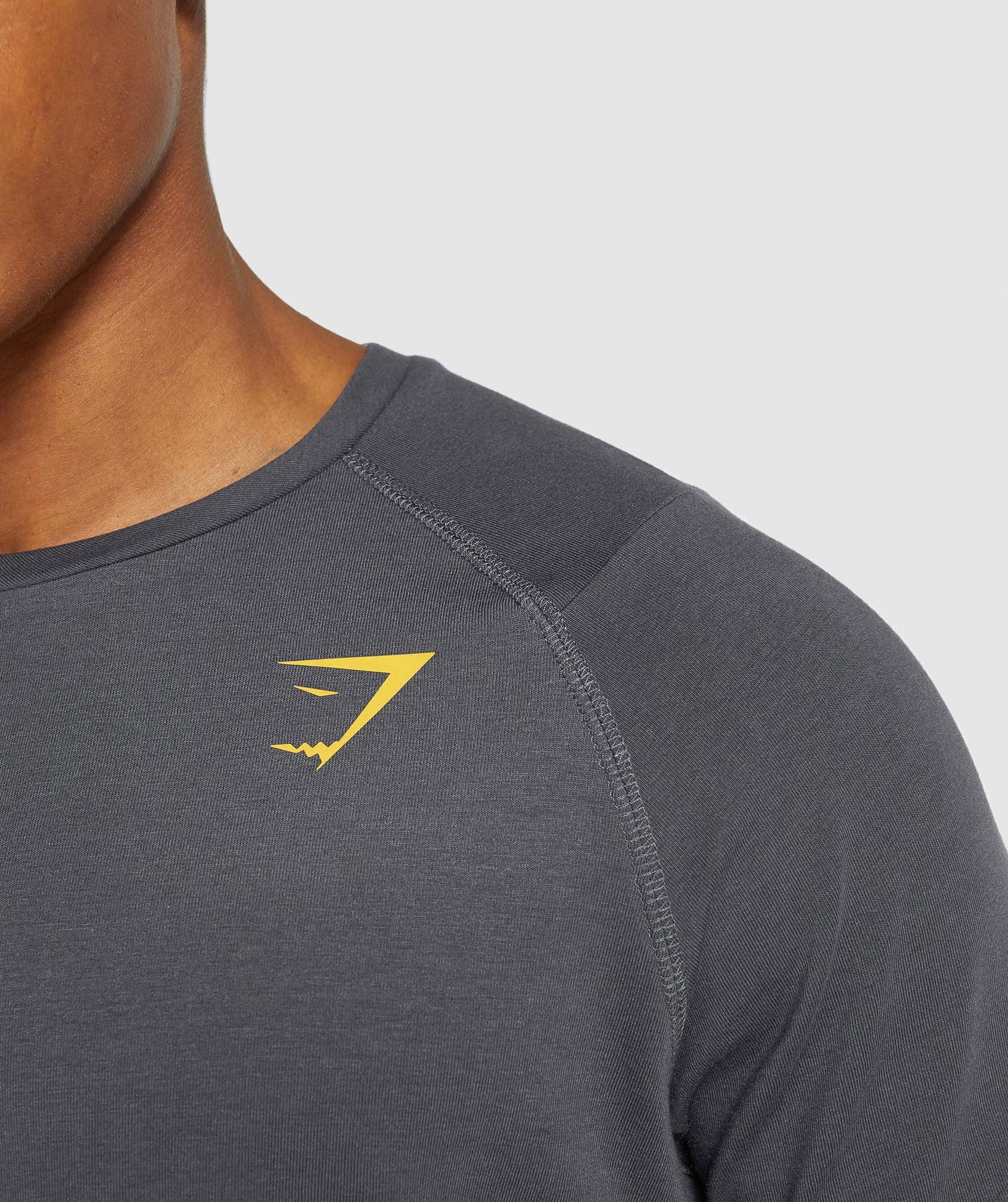Gymshark Bold T-Shirt - Onyx Grey - Image 6
