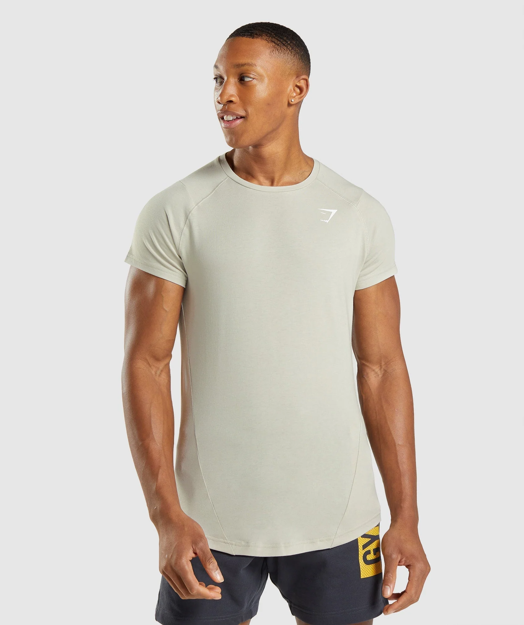 Gymshark Bold T-Shirt - Pebble Grey - Image 2