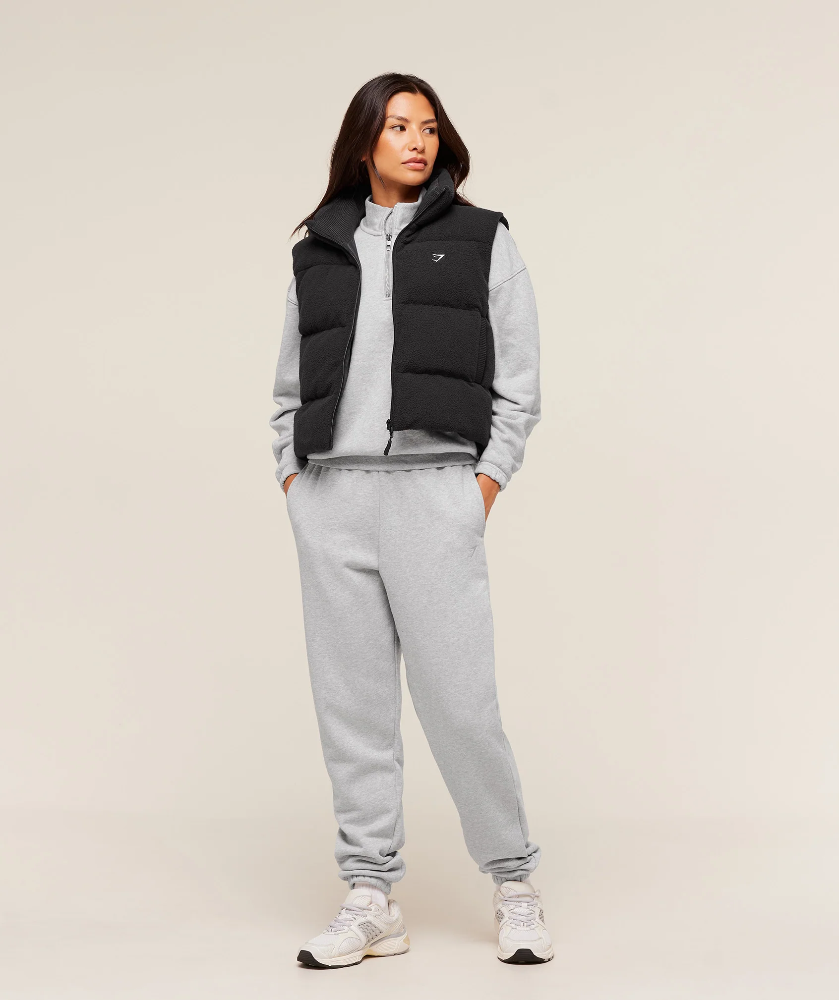 Gymshark Borg Puffer Vest - Black - Image 4