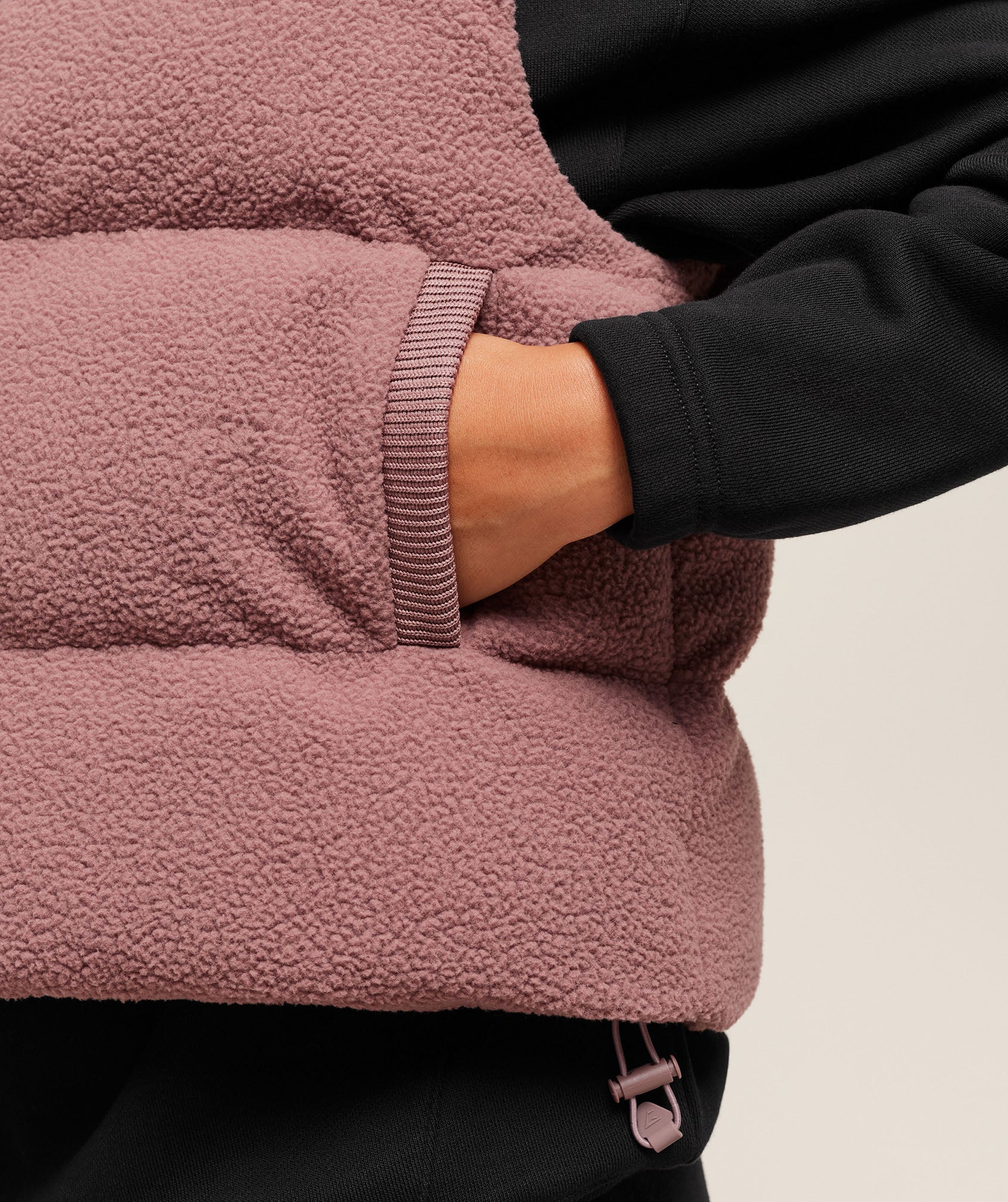 Gymshark Borg Puffer Vest - Chestnut Pink - Image 6