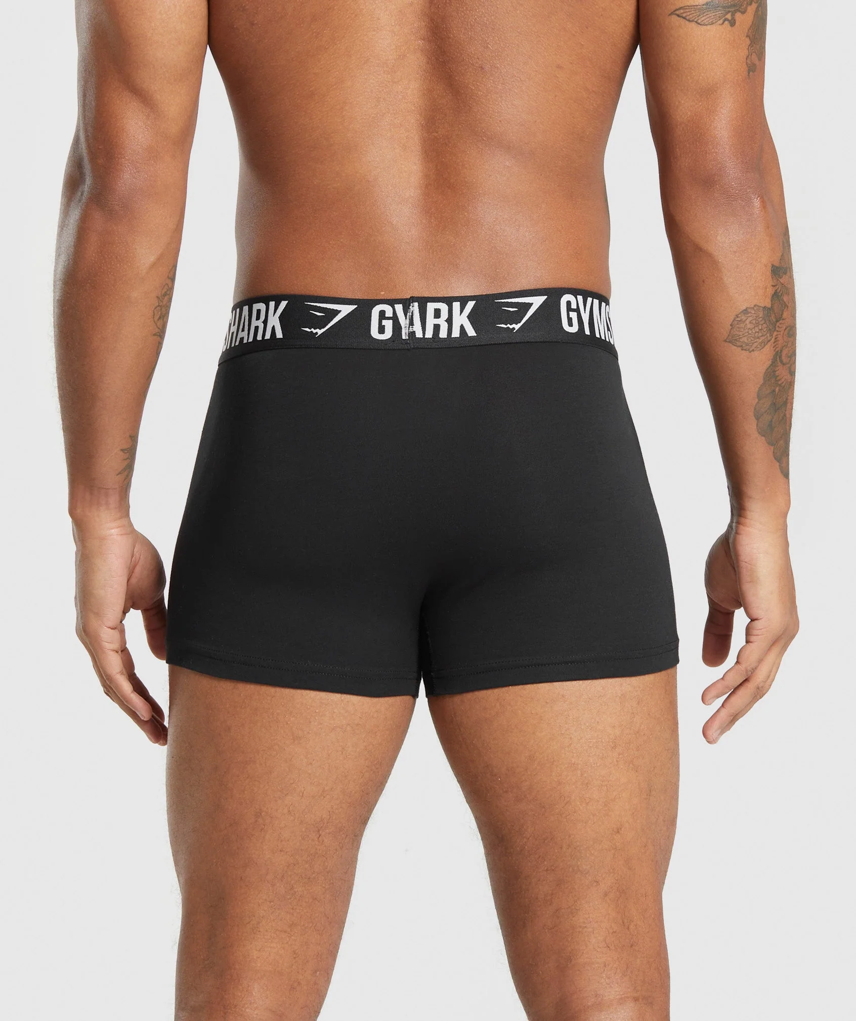 Gymshark Boxer Brief 3PK - Black/Graphite Grey - Image 3