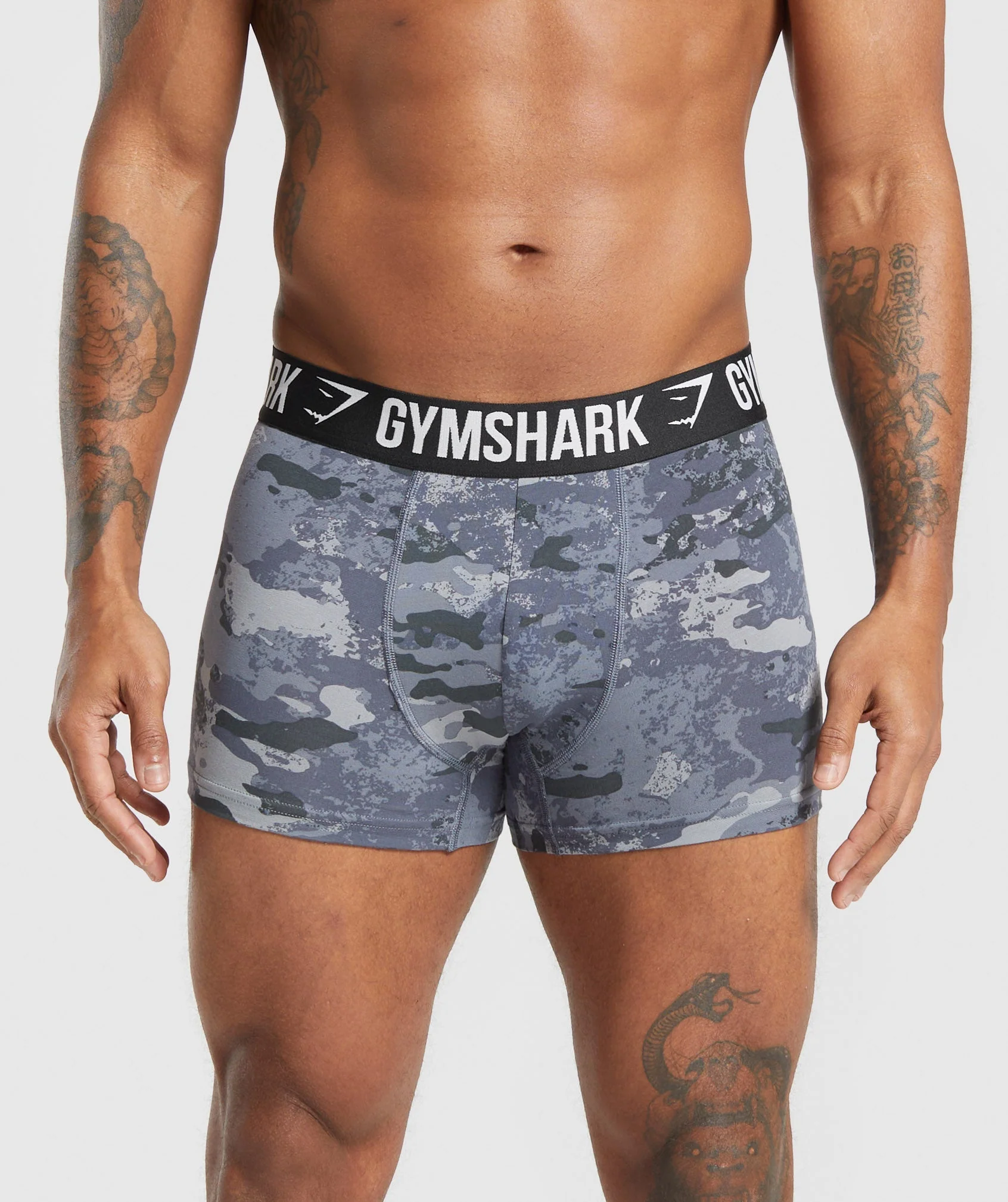 Gymshark Boxer Brief 3PK - Black/Graphite Grey - Image 4