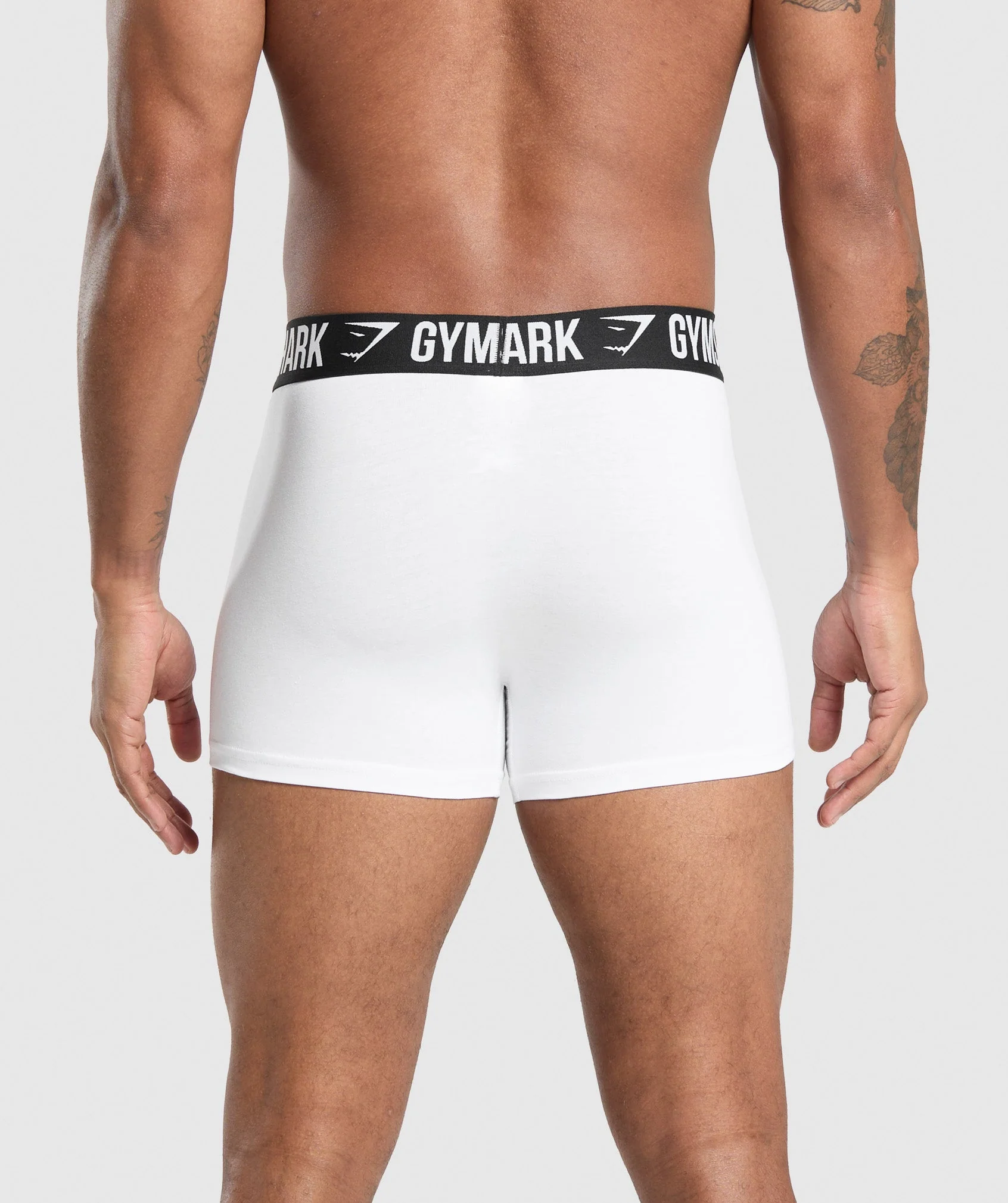 Gymshark Boxer Brief 3PK - White - Image 3